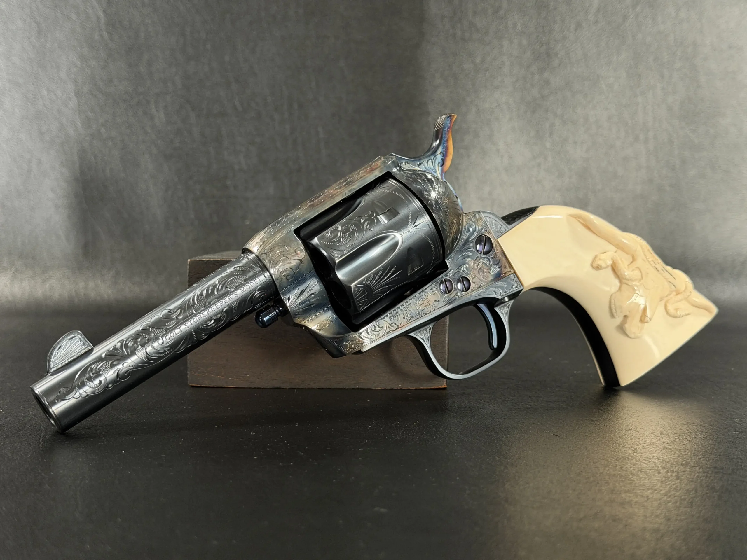 Premium Engraved Colt Model P Storekeeper