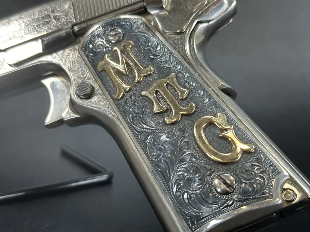 U.S. Colt 1911 Attributed to Famed Texas Ranger Captain Grip