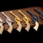 colt frontier saa golden models closeup