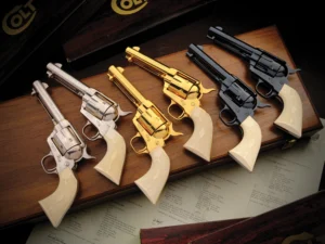antique colt frontier single action army revolvers