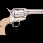 gold colt frontier six shooter single action army spotlight