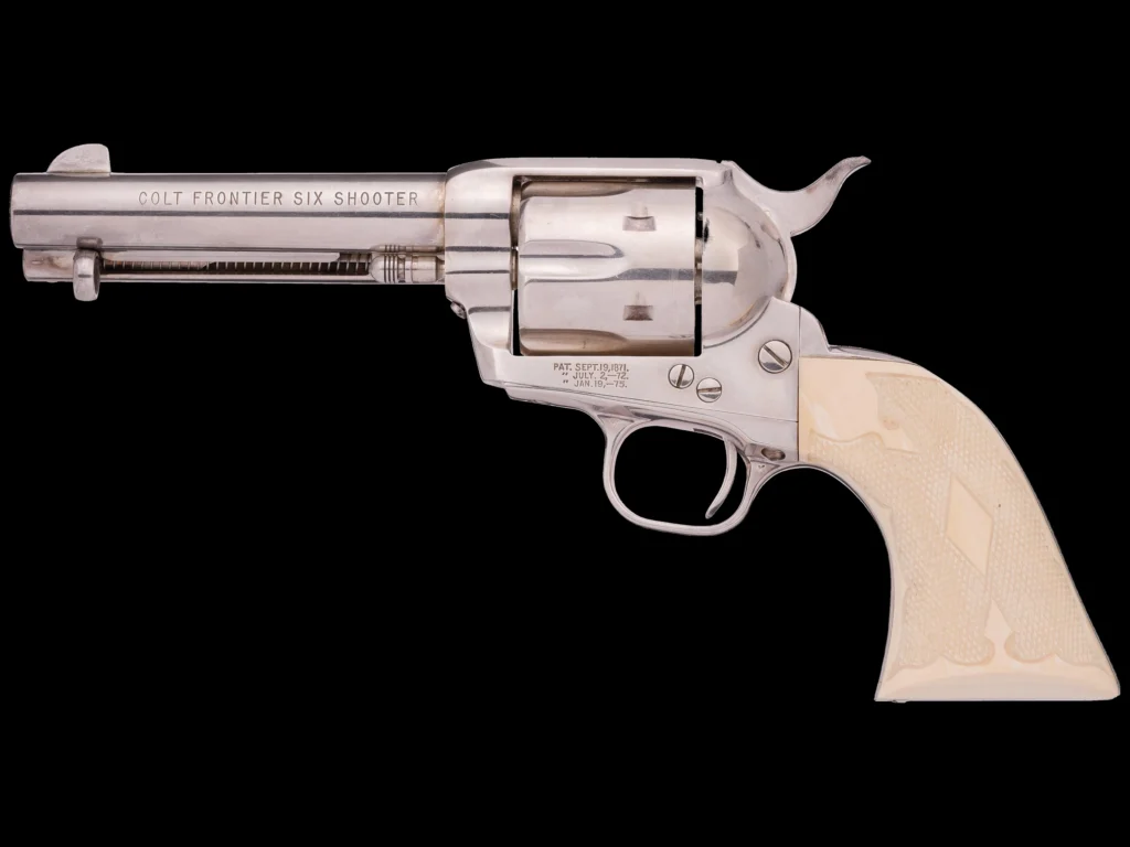gold highlighted colt frontier six shooter saa models