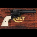 polished gold colt frontier six shooter single action