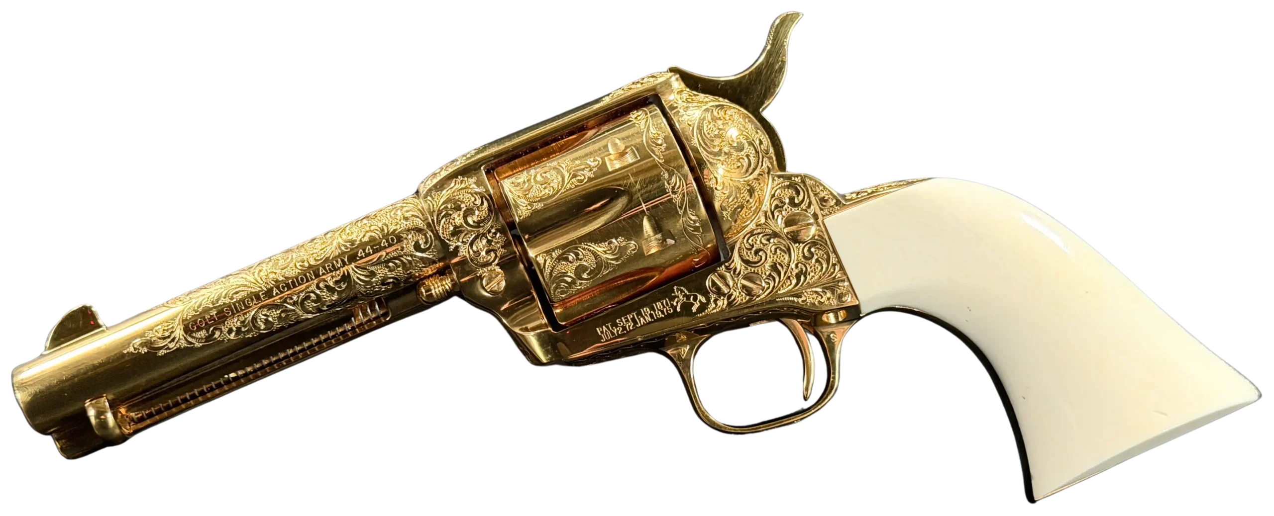 Colt-3rd-Gen-SAA-Gold-Engraved