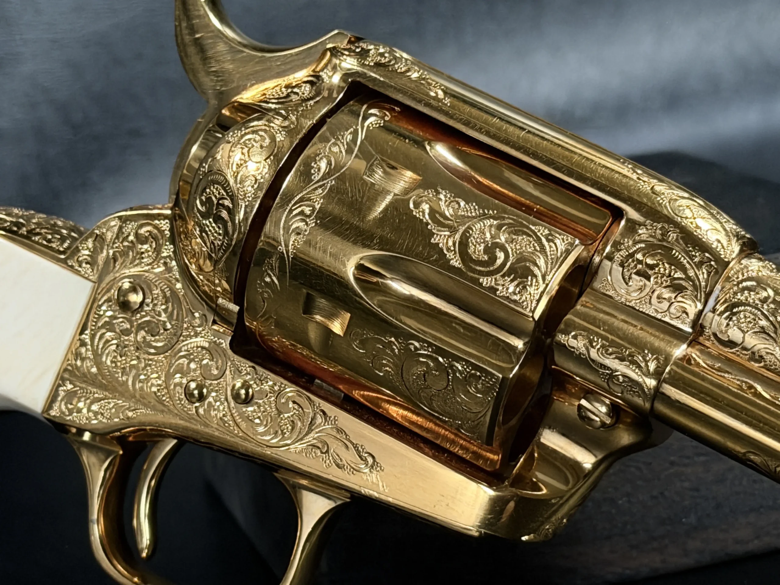 Colt 3rd Generation Peacemaker Gold Plated Engraved