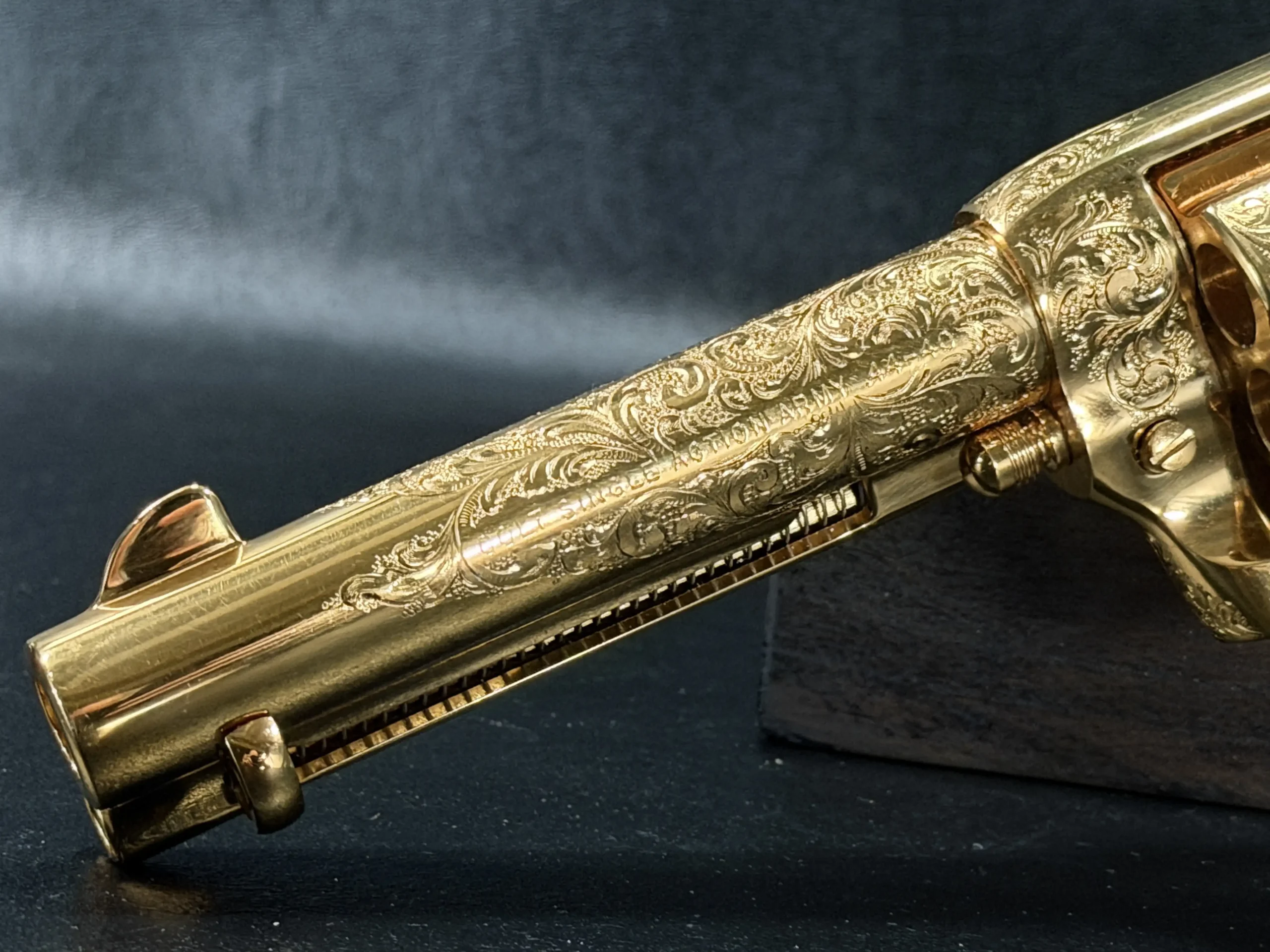 Colt 3rd Generation SAA Gold Engraved Peacemaker