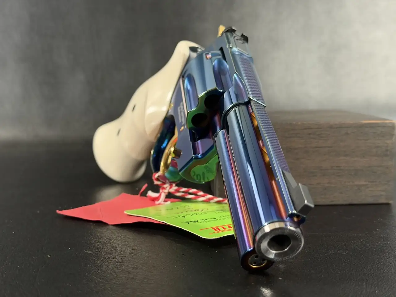 Korth Blue Rainbow Ivory Grips