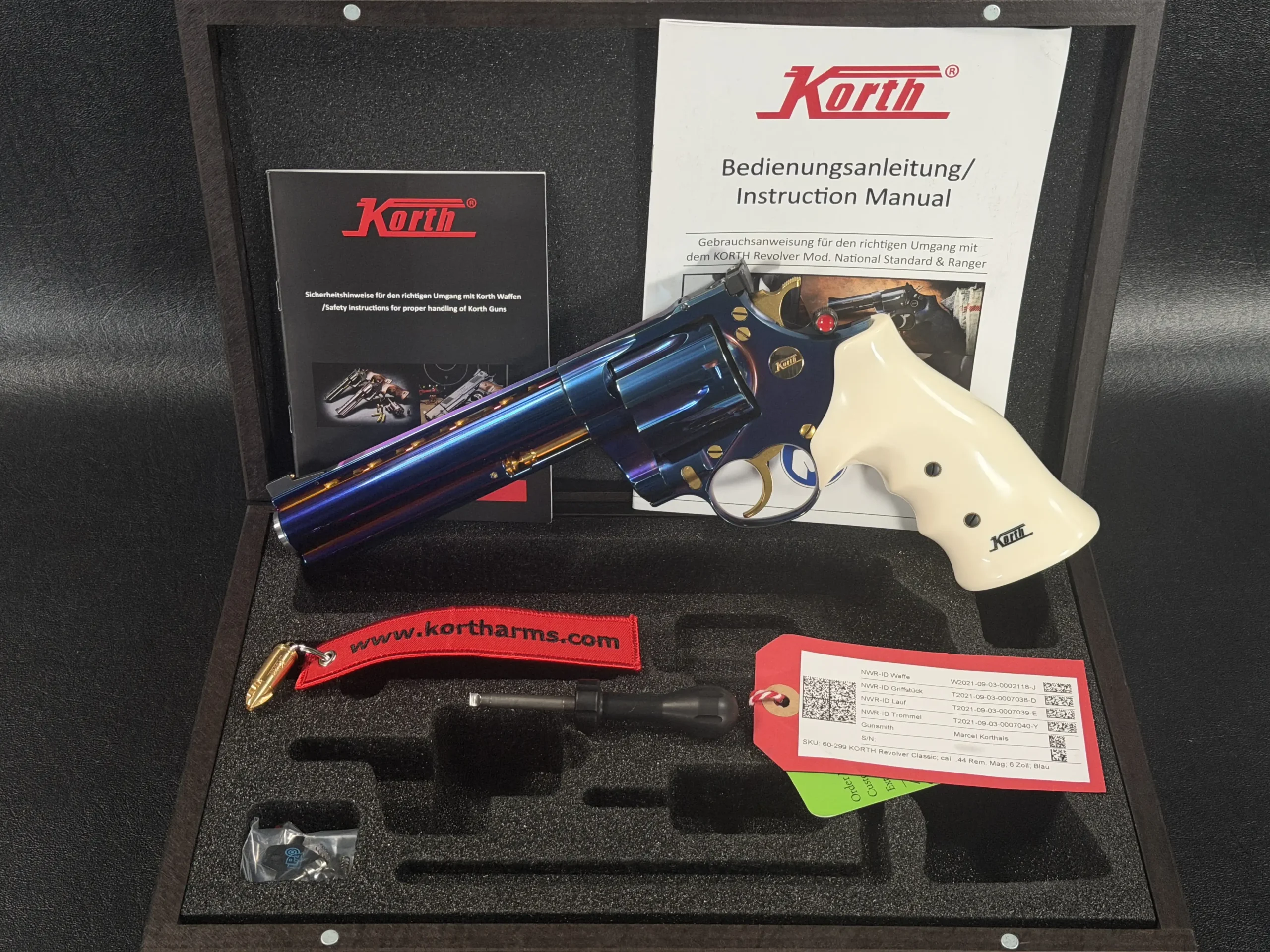 Korth Classic OWMV Oil Quenched Finish 357 Magnum