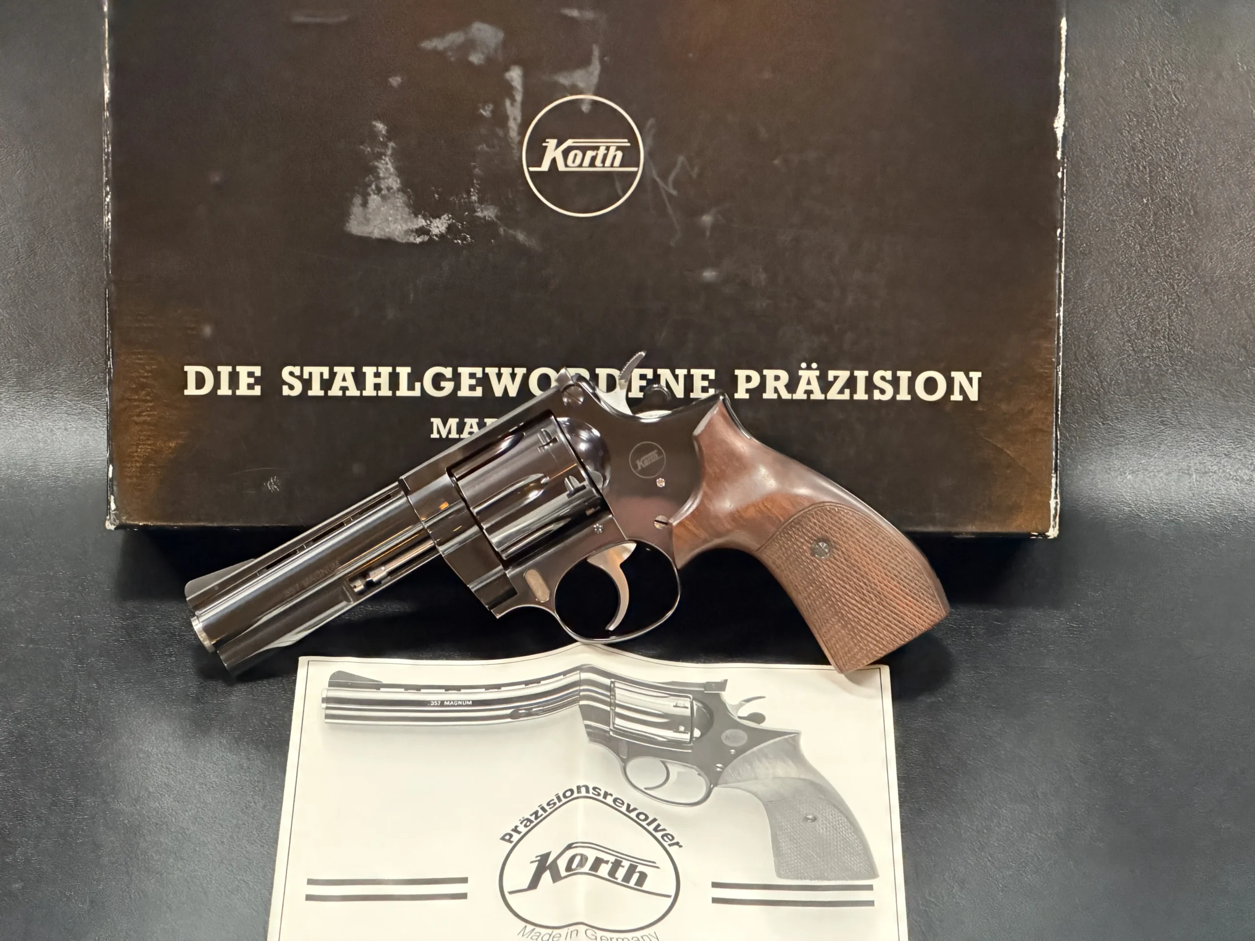 Korth Ratzeburg Combat 4 Inch 357 Magnum Revolver