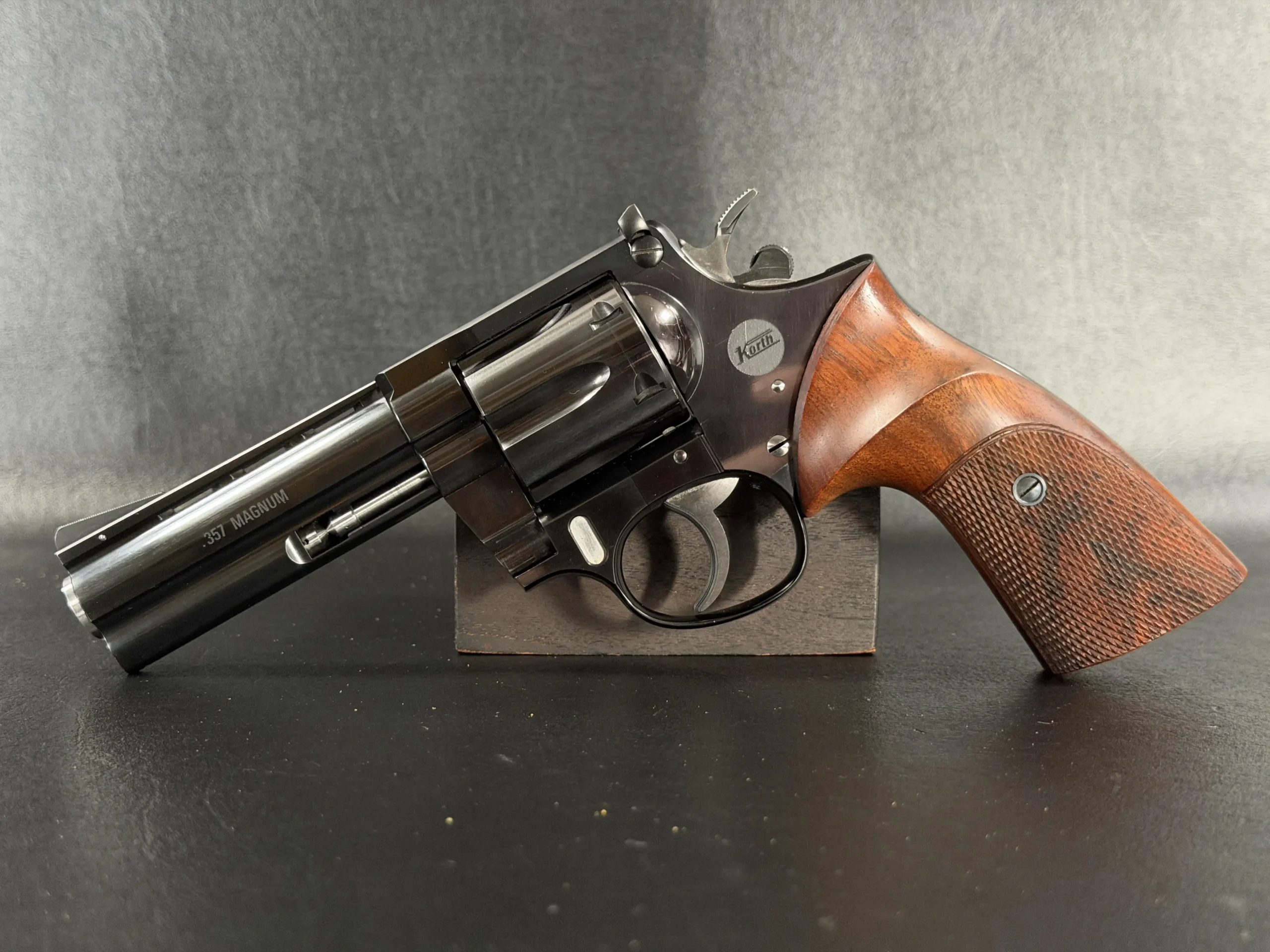 Korth Ratzeburg Combat Factory Blue Finish Detail