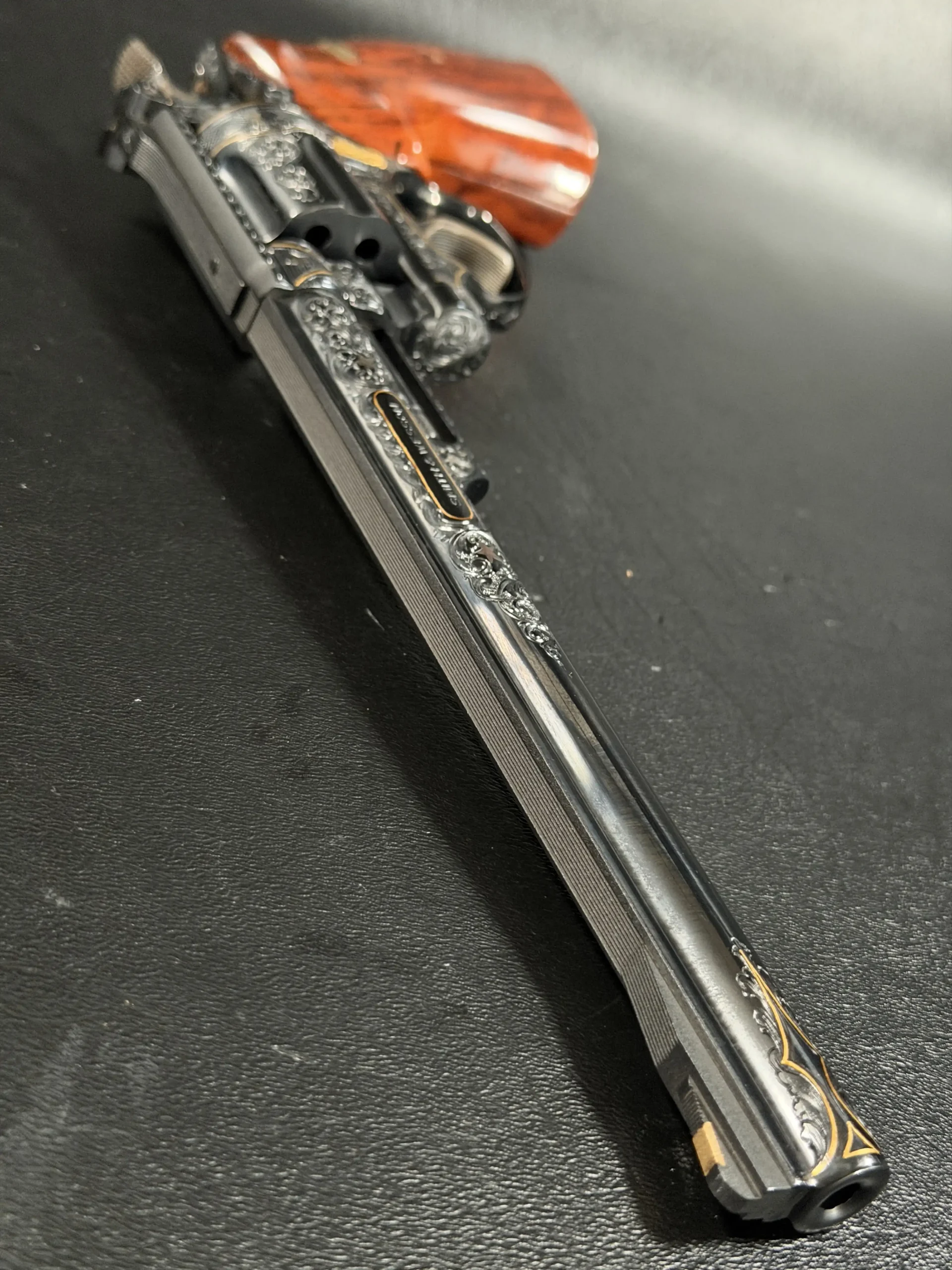 Russel J Smith Engraved S&W Model 53 Museum Quality Revolver