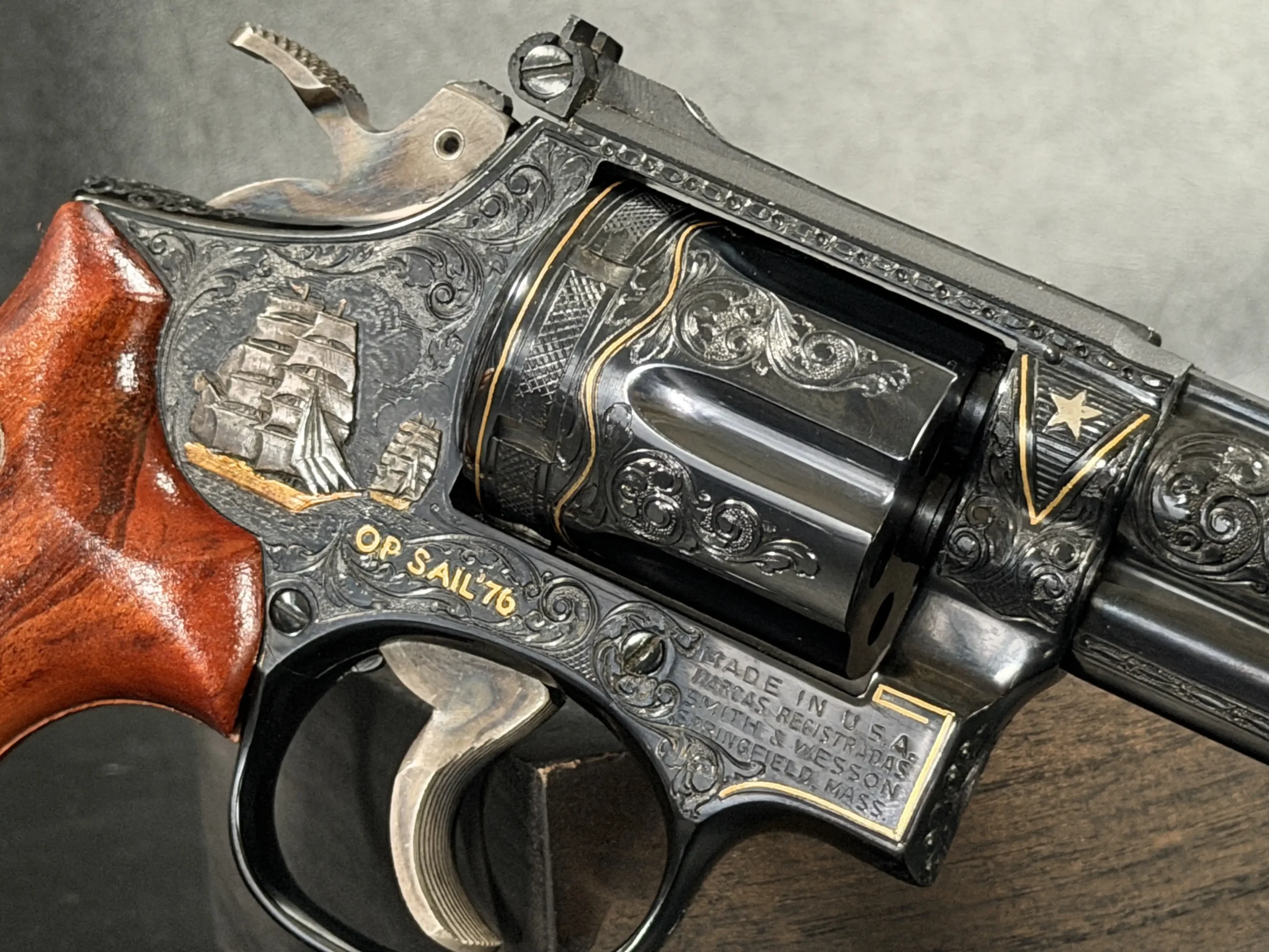 Russel Smith Engraved S&W Model 53 Historical Design