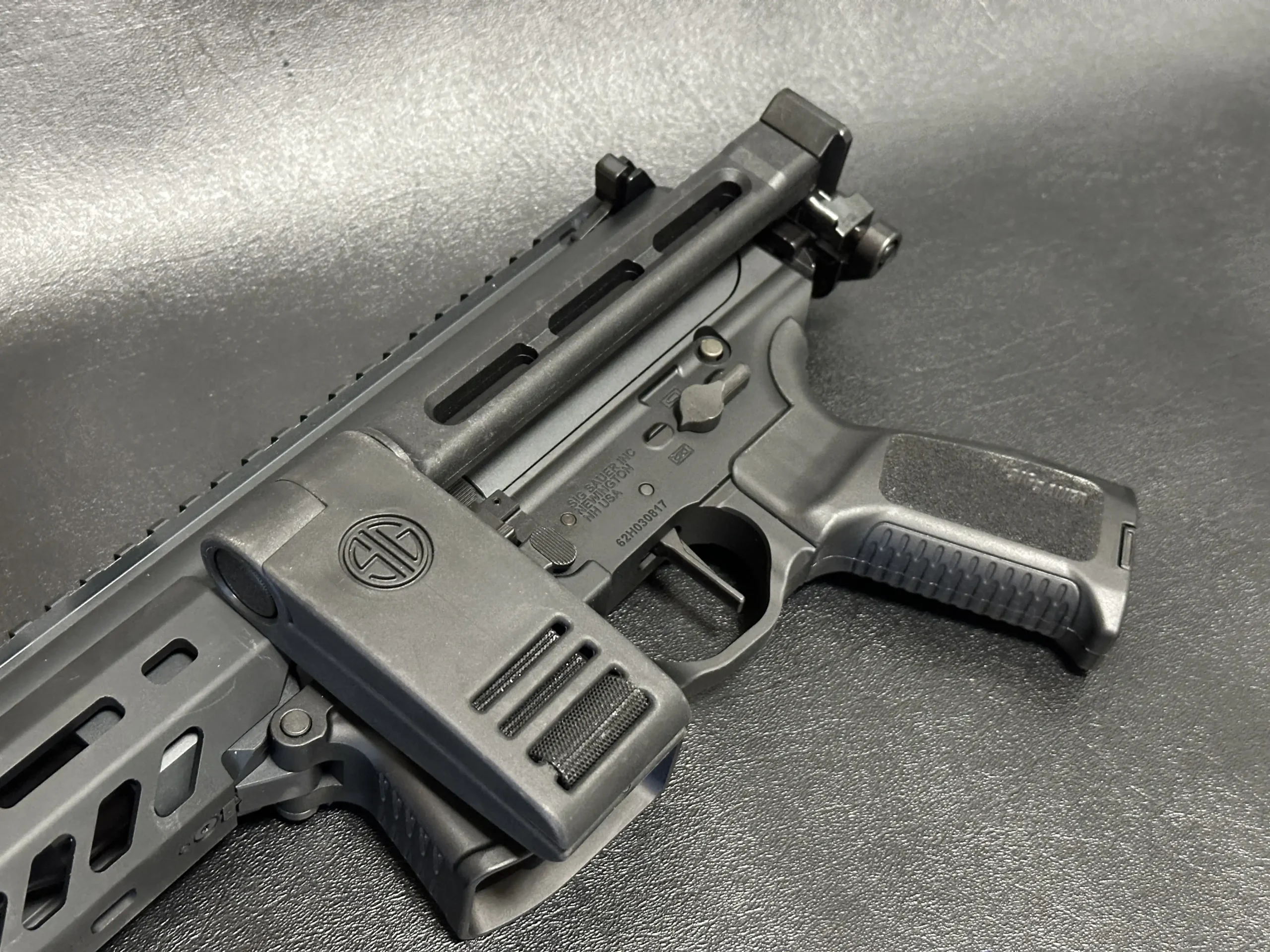 SIG MPX 9MM Pistol Studio Lighting Display