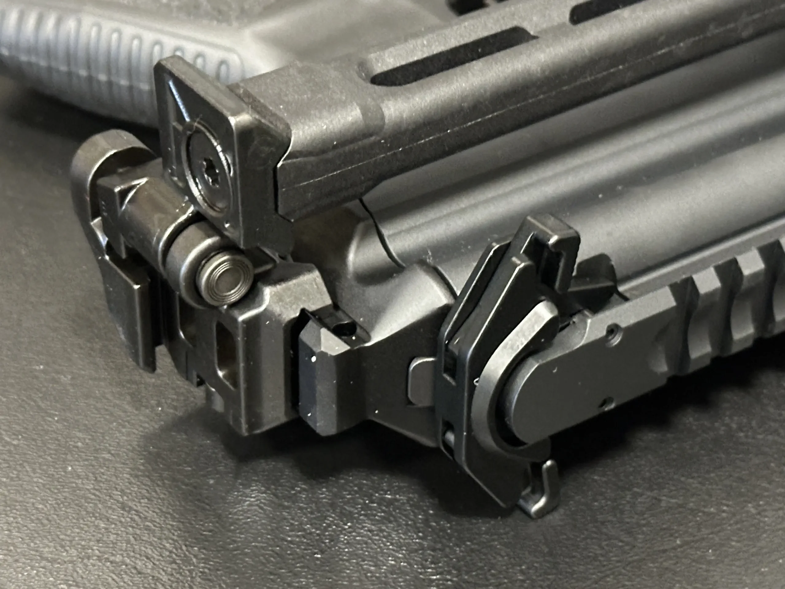 SIG Sauer MPX Pistol Folding Mechanism Close Up