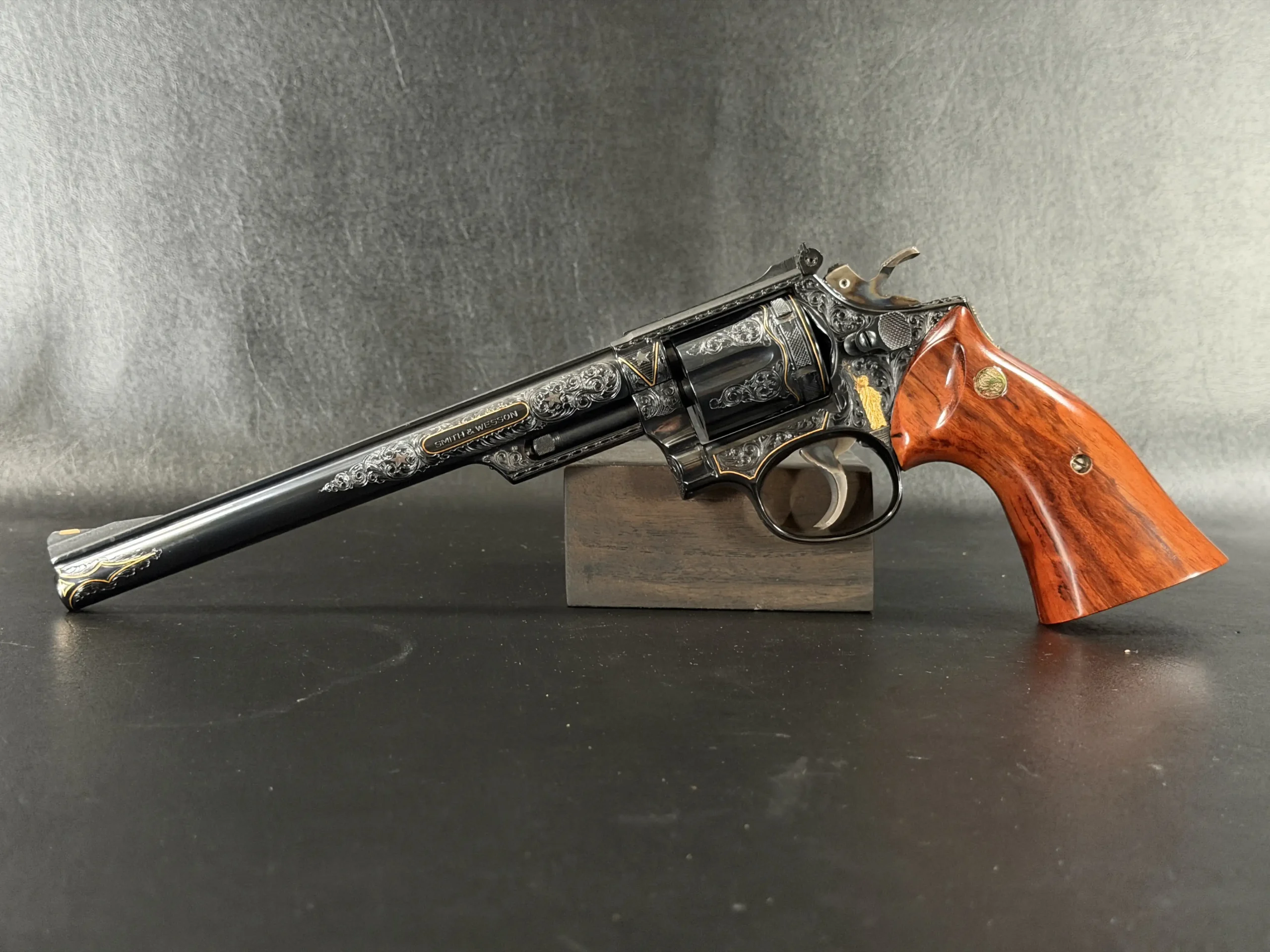 S&W Model 53 Deluxe Engraved Revolver Russel Smith