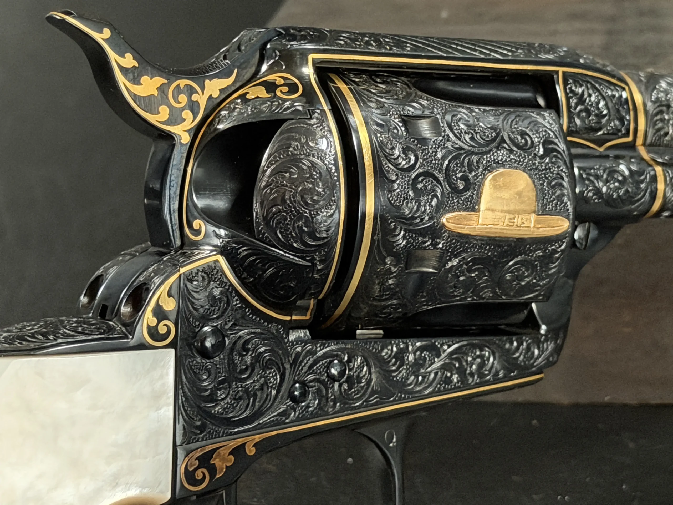 Autry Museum Gala Colt Revolver Alvin White Engraving