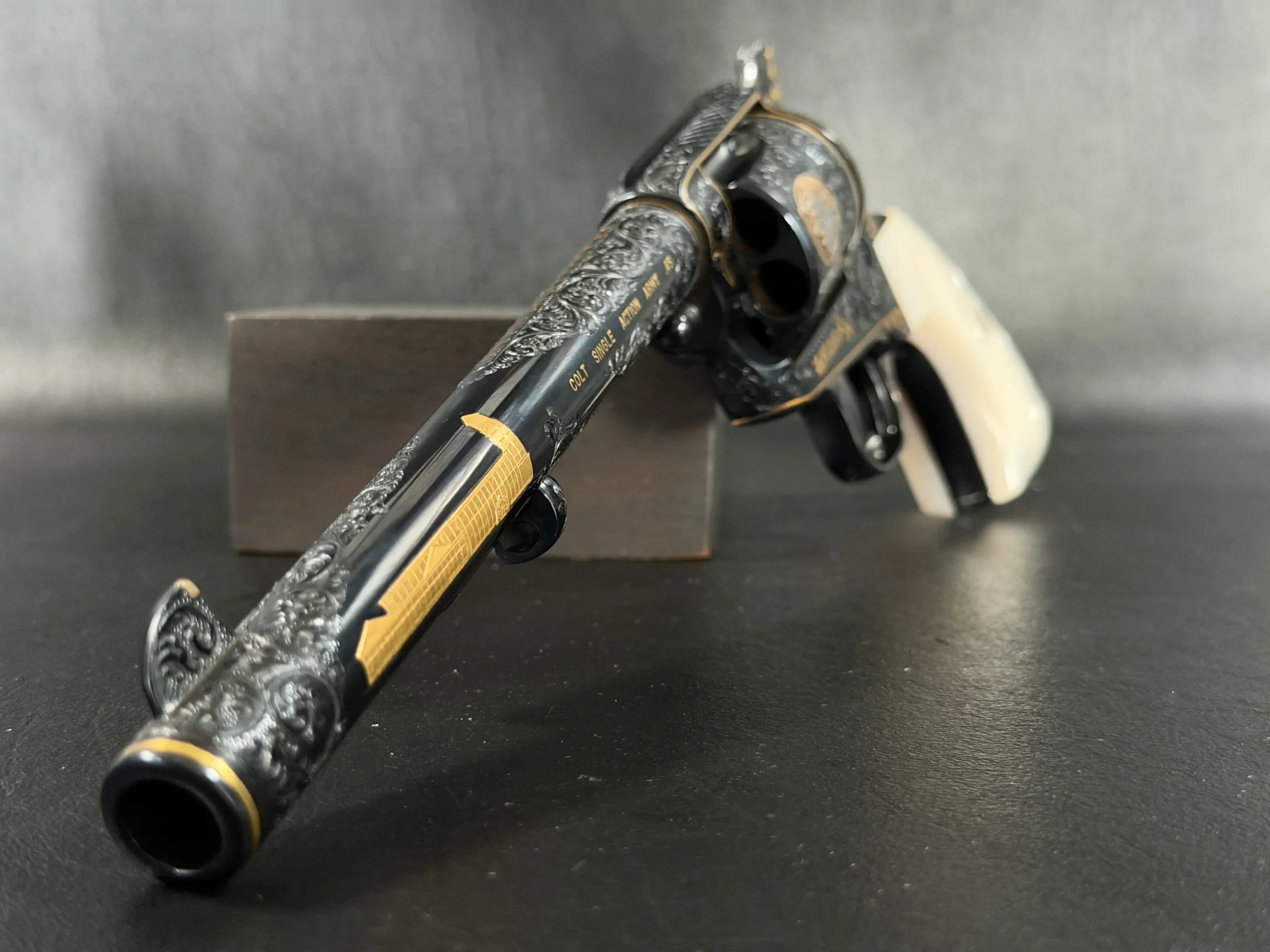 Colt SAA Gold Inlaid Autry Museum Commemorative Revolver