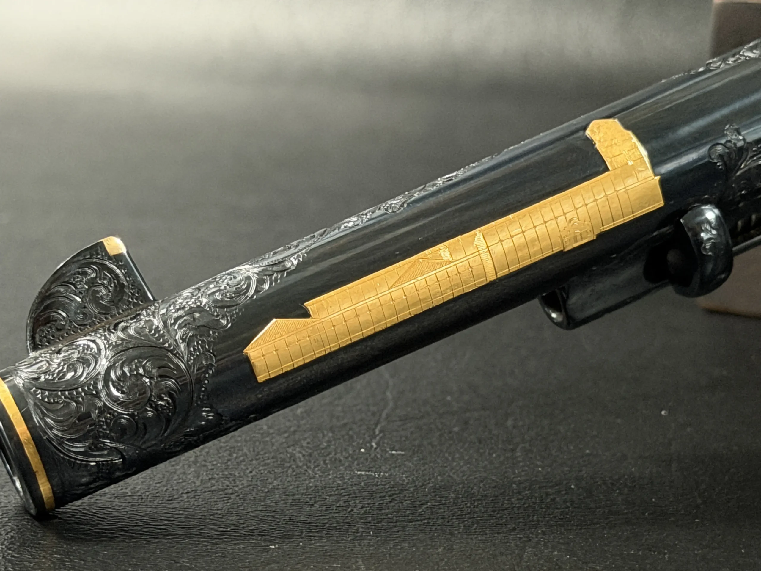 Colt Single Action Army Autry Gala Gold Inlaid Revolver