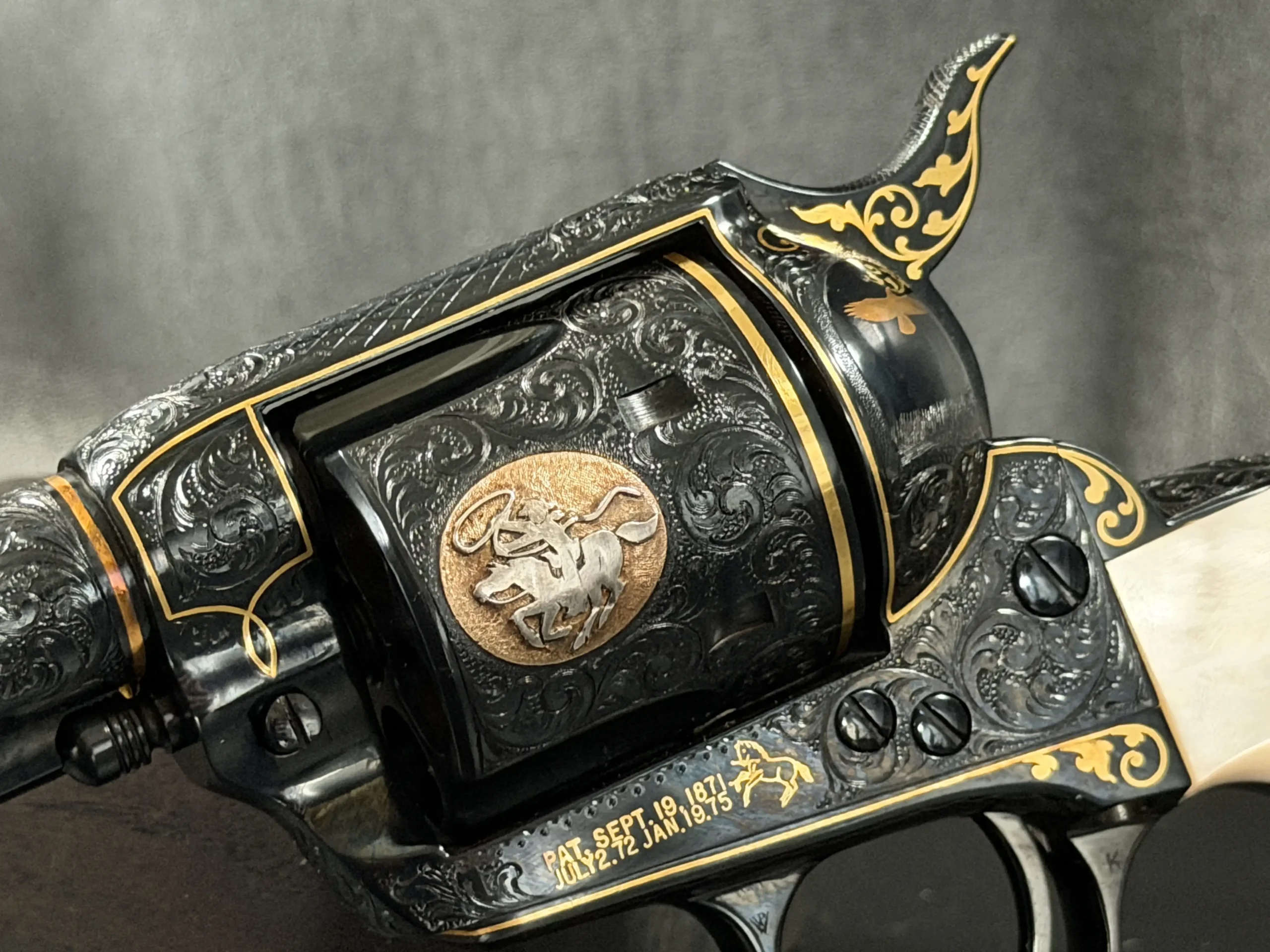 Colt Single Action Army Autry Heritage Museum Engraved
