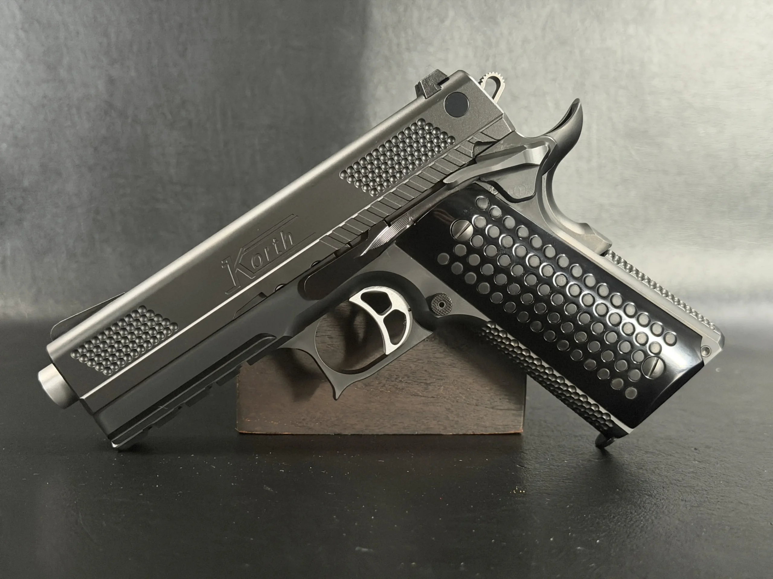 Korth PRS 4.25 Inch Black 45 ACP