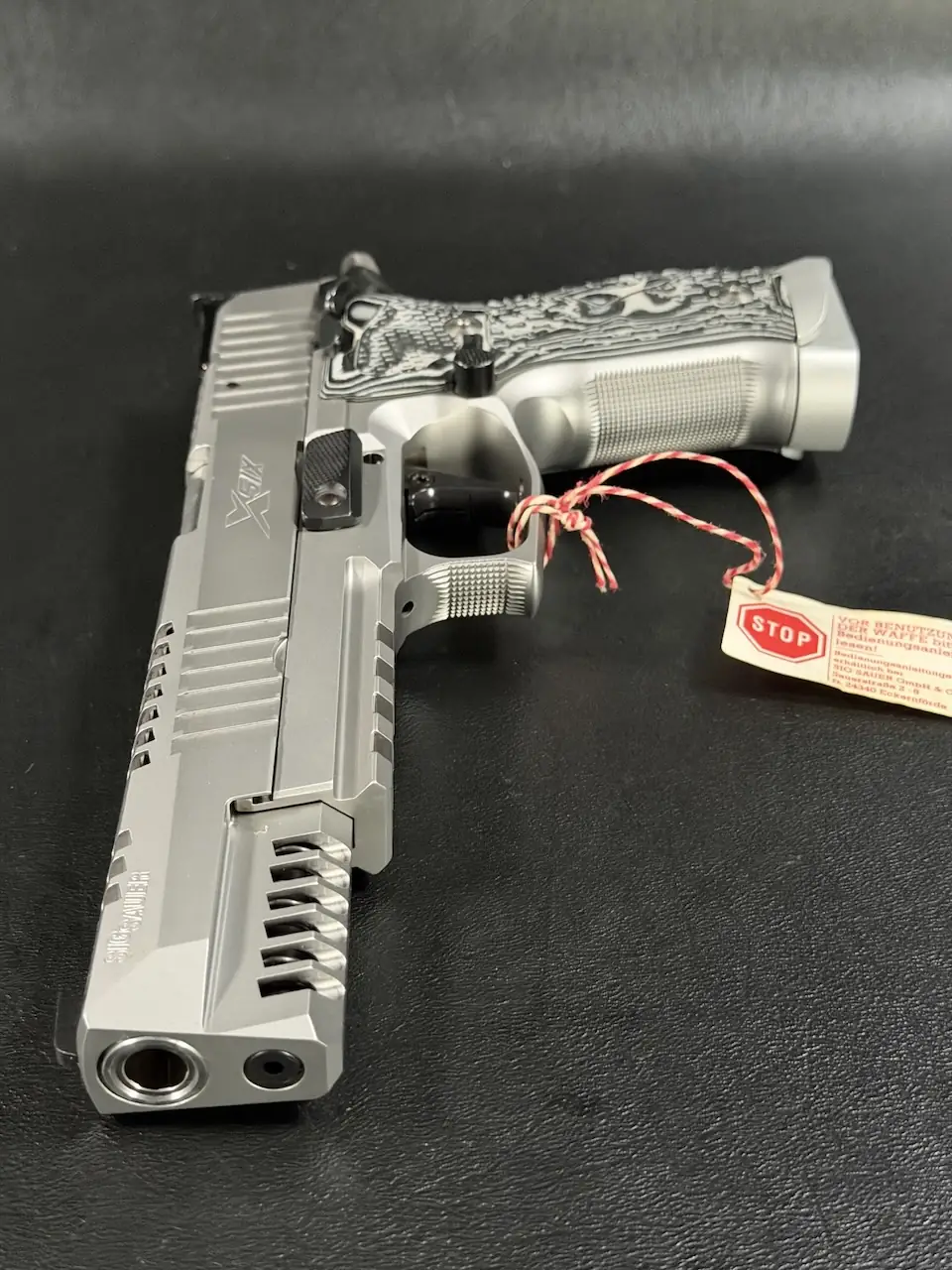 SIG Sauer P226 X6 Supermatch Skeleton Engraved