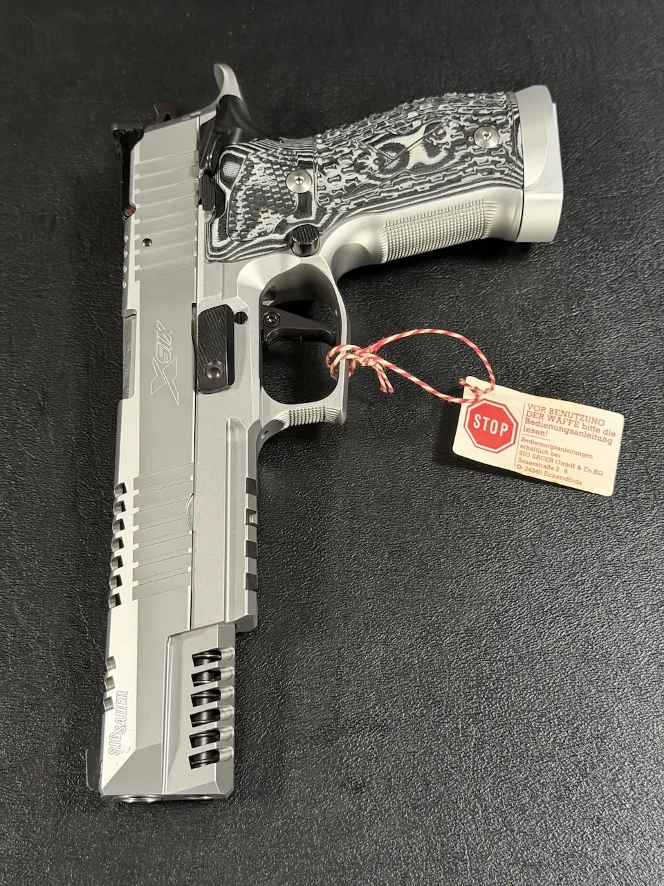 SIG Sauer P226 X6 Supermatch Skeleton Presentation Model