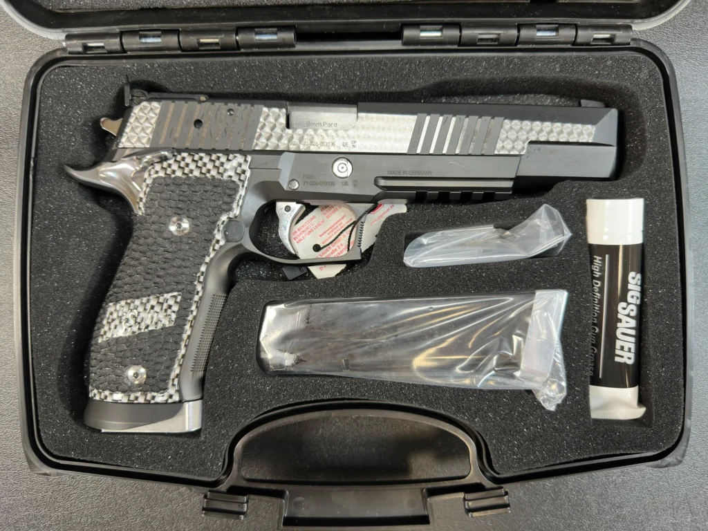 Sig Sauer P226 X-Six Silver Dust SAO Verstellban Case SN-U902344