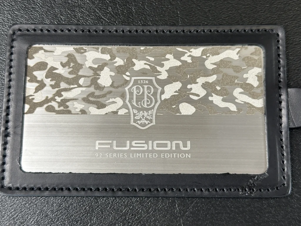 Beretta 92FS Fusion Plaque