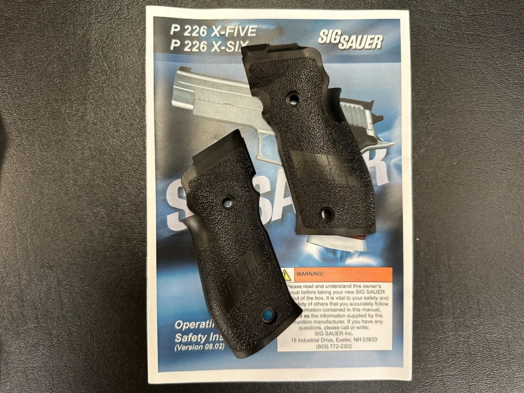 SIG Sauer P226 X-6 Black Lightweight Grips SN - U895774