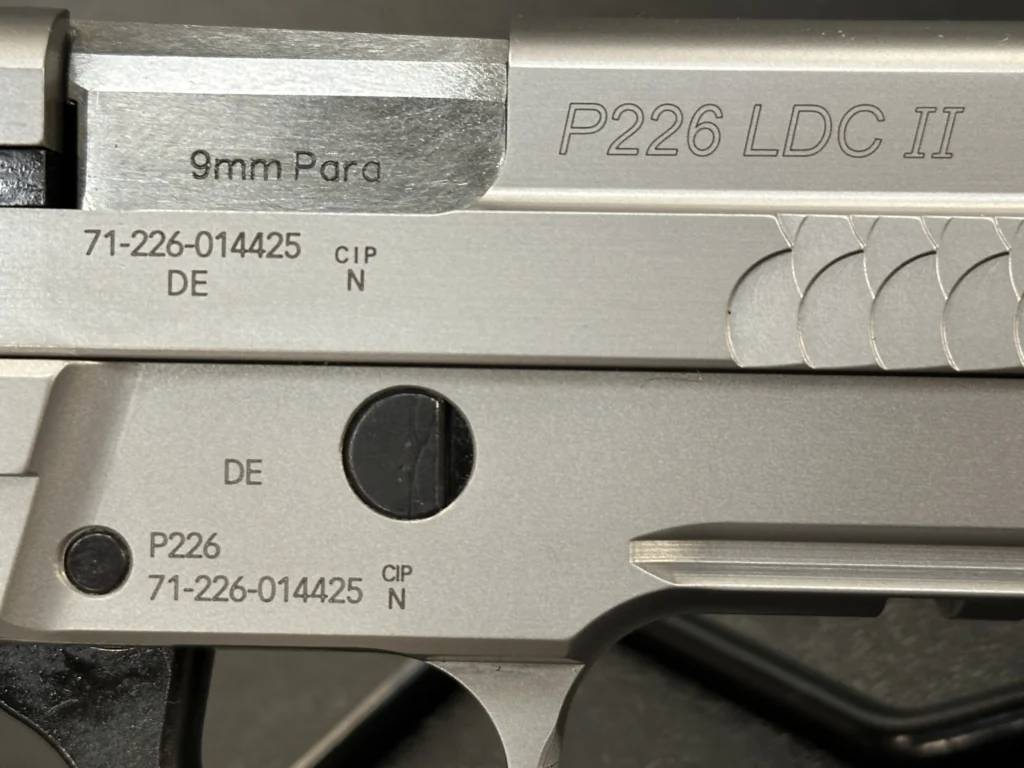 Sig P226 LDC II SN 71-226-014425