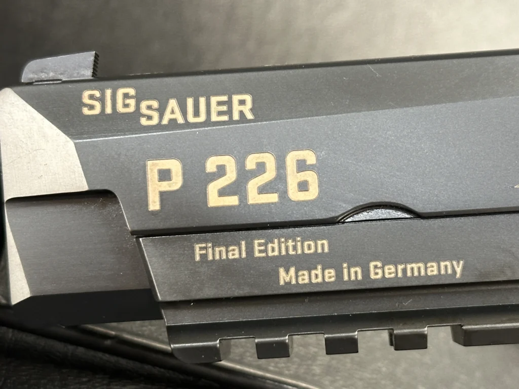 Sig Sauer P226 X-5 Final Edition SN - 71-226-031024