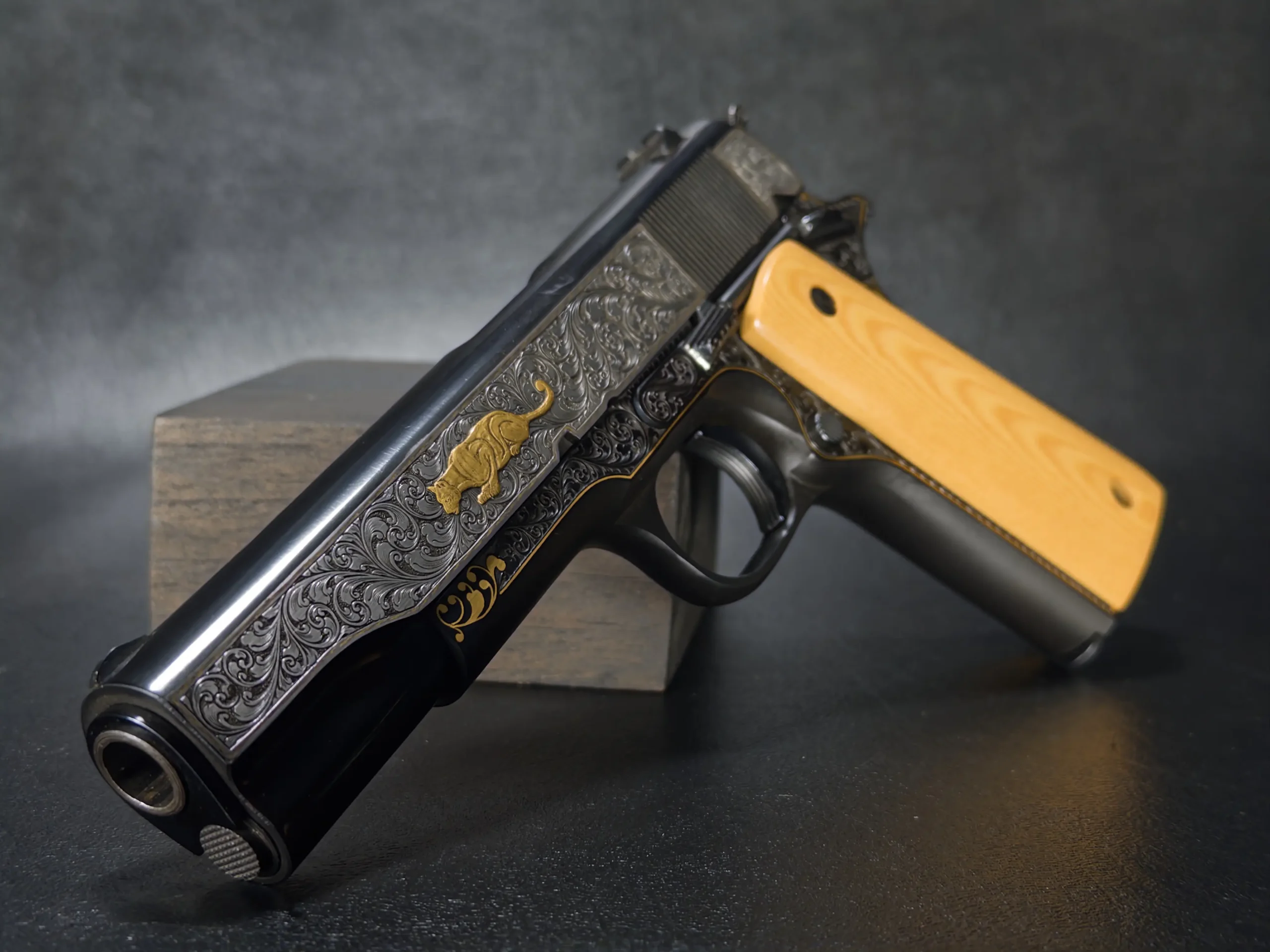 museum quality ray viramontez colt government pistol