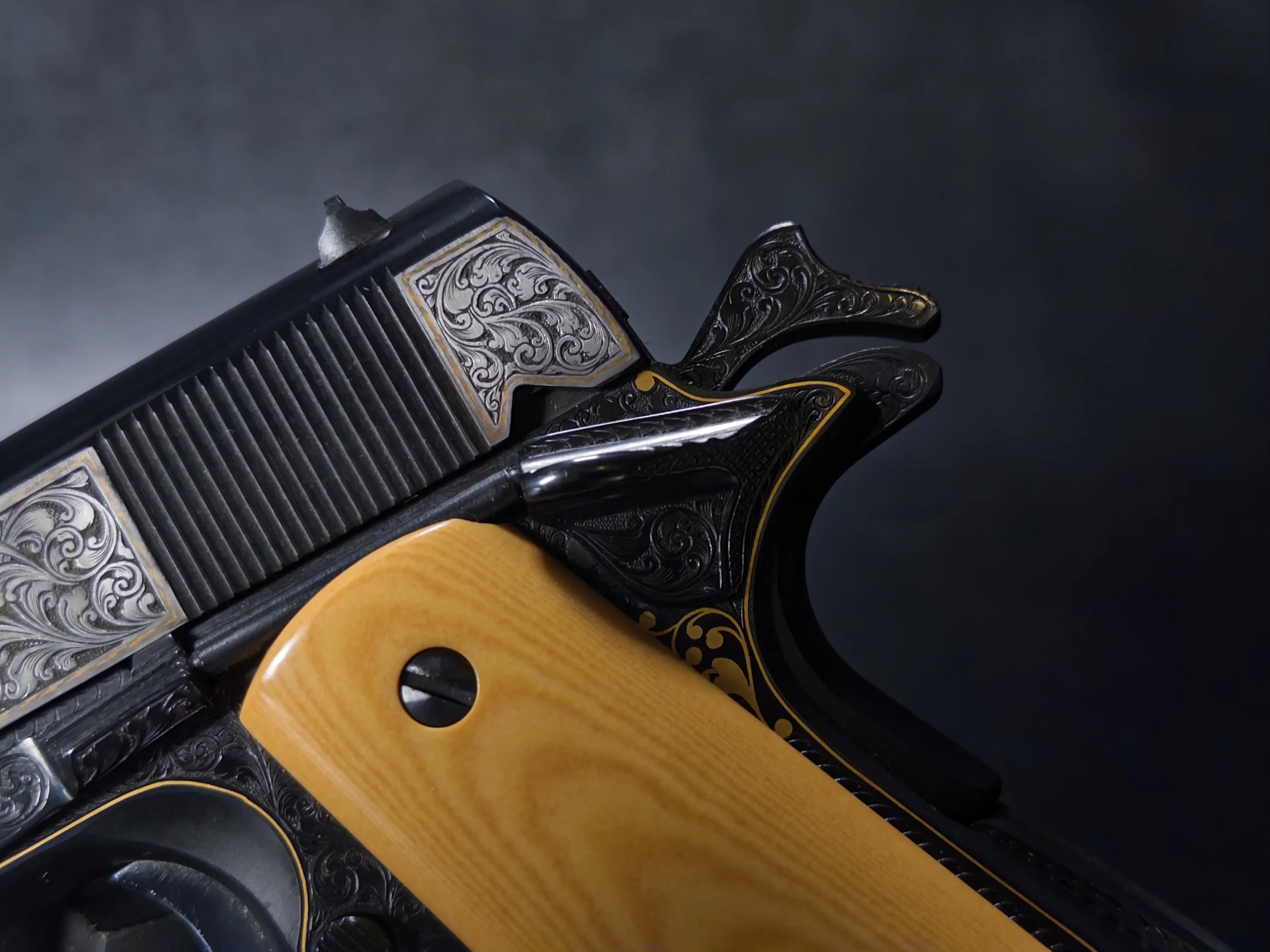 rare ray viramontez colt government model pistol collectible