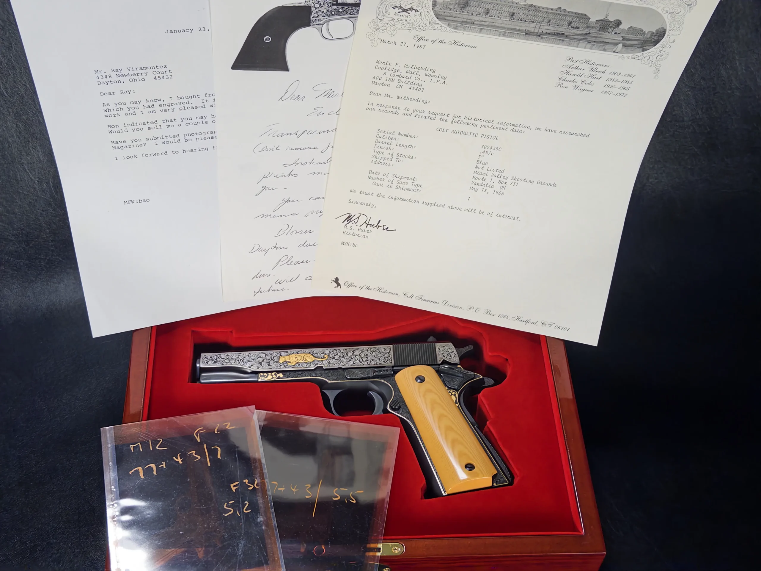 ray viramontez master engraved colt government model pistol