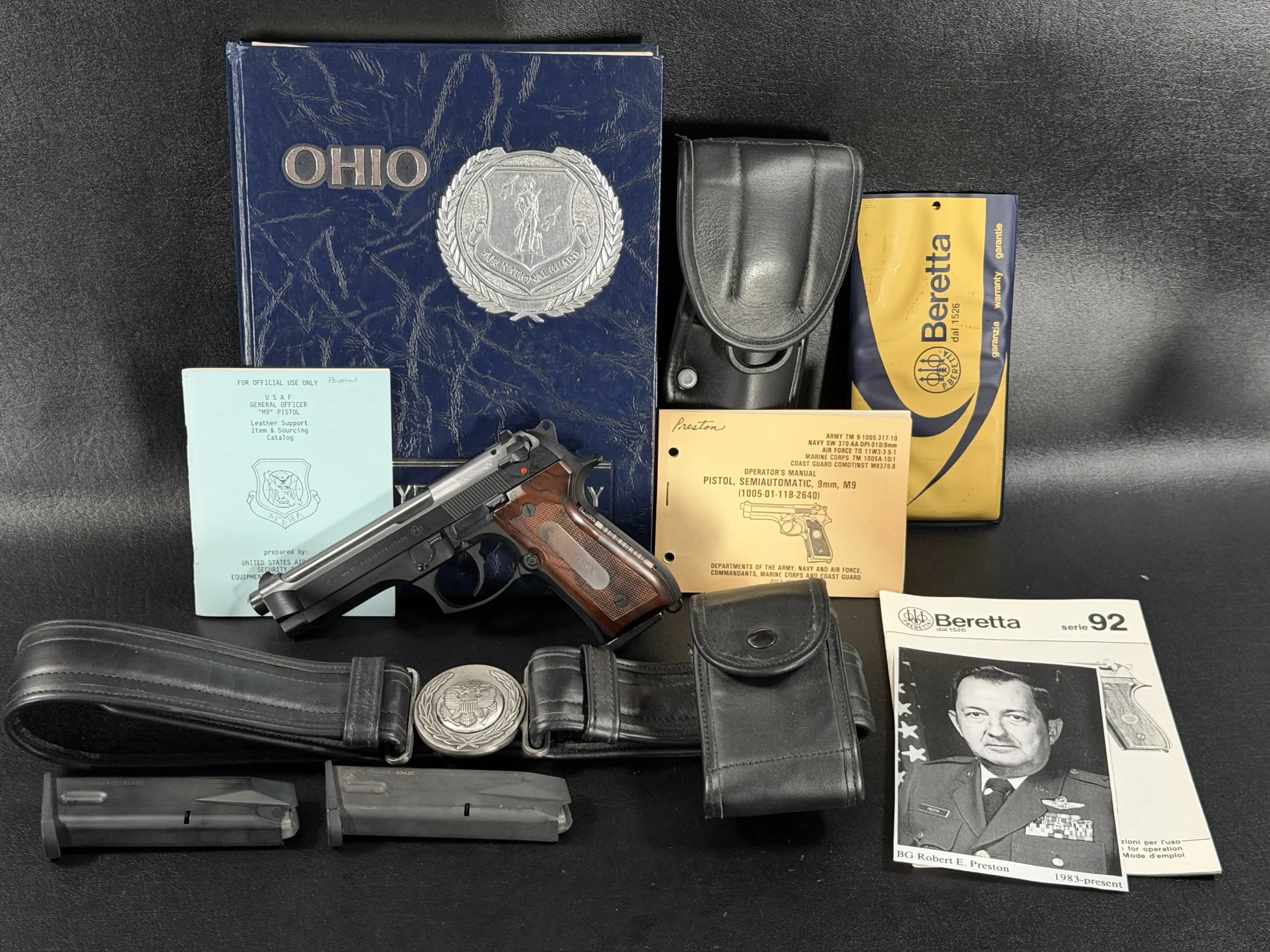 Beretta Model M9 P General Officer Pistol Preston