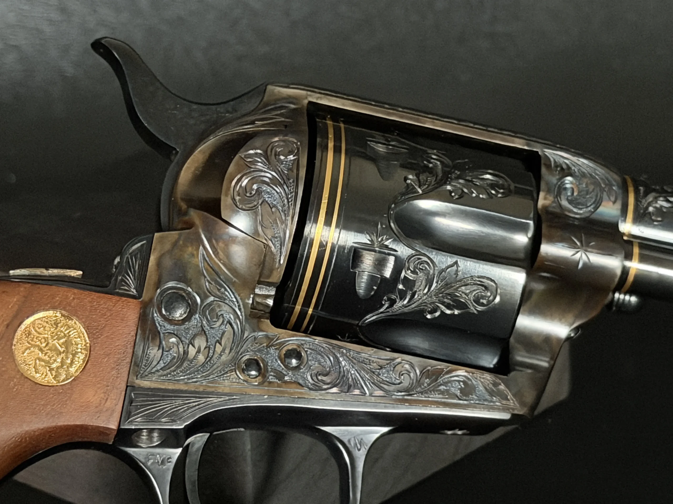 Colt SAA First Bankers Engraving