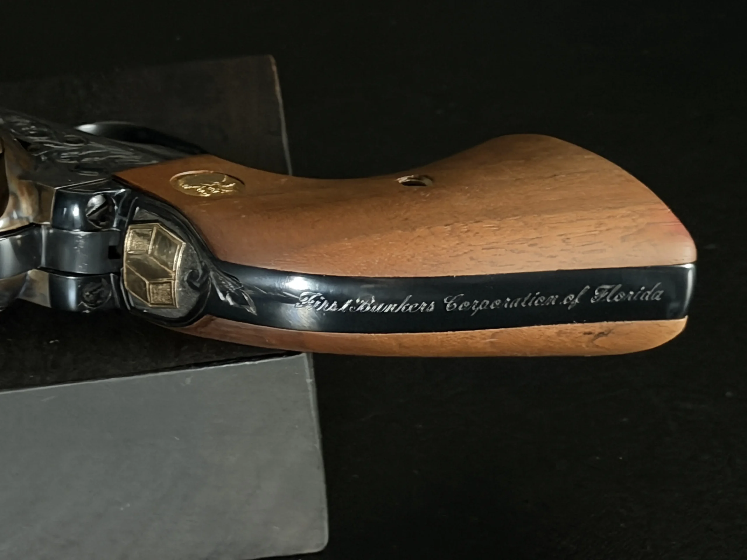 Colt Single Action Army Engraving First Bankers