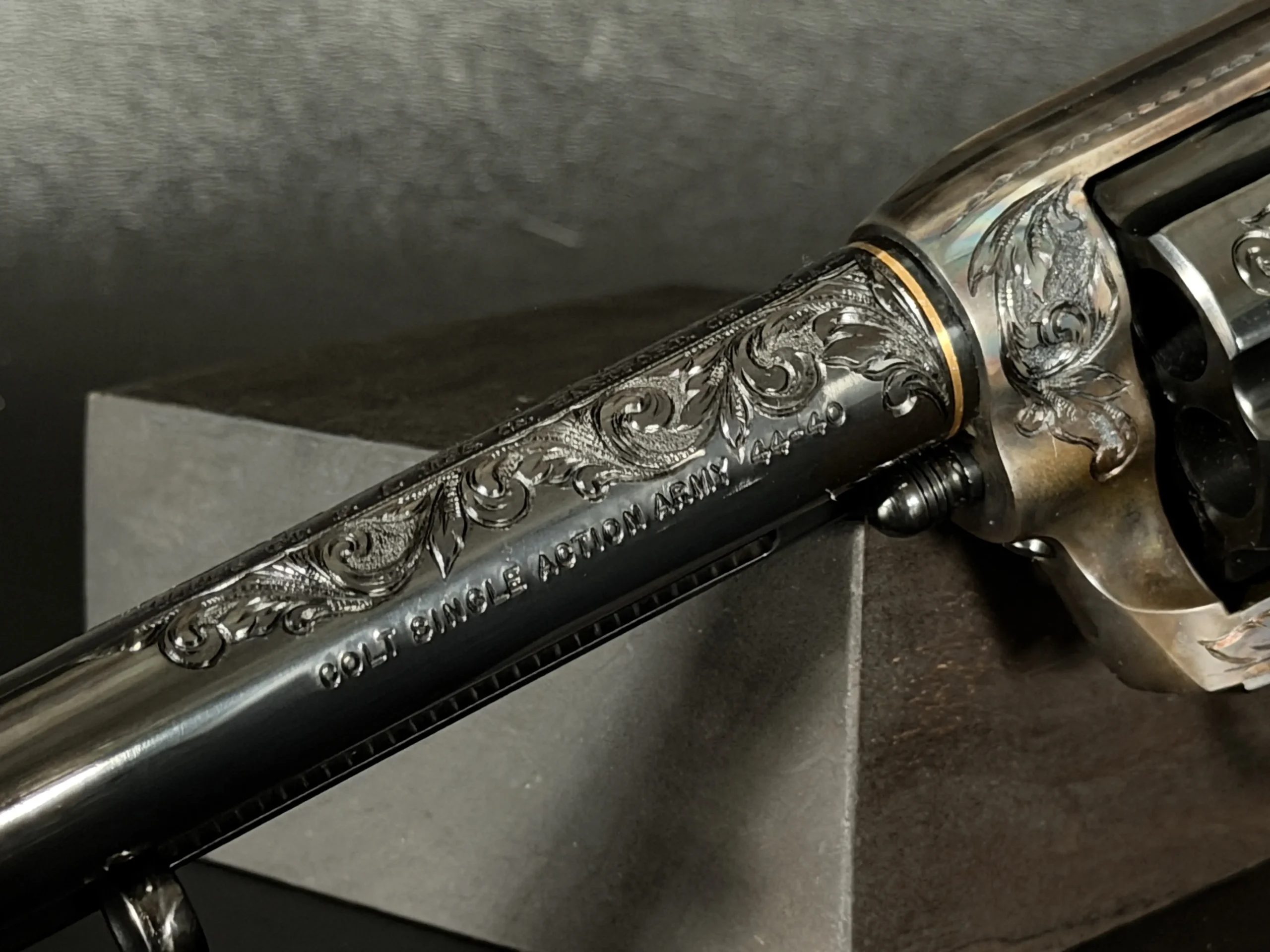 Fine Engraved Colt Single Action Army First Bankers