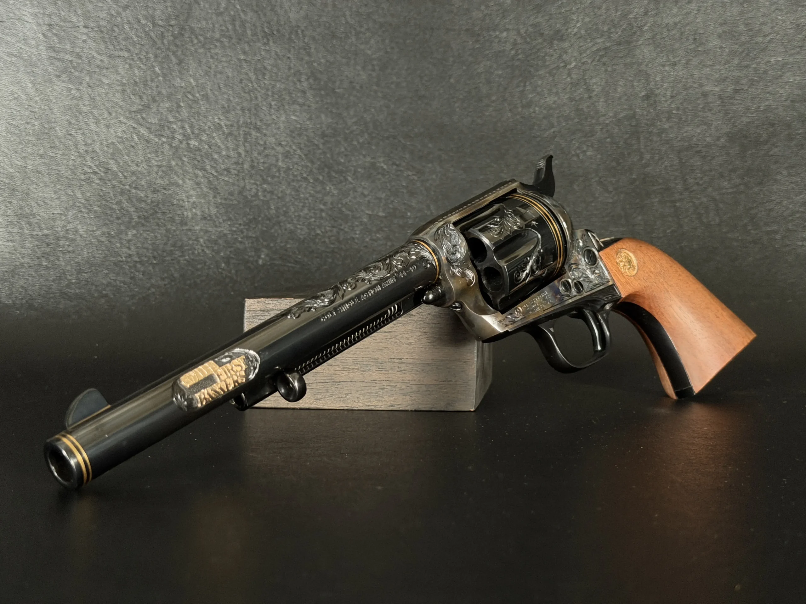 First Bankers Colt SAA Engraved