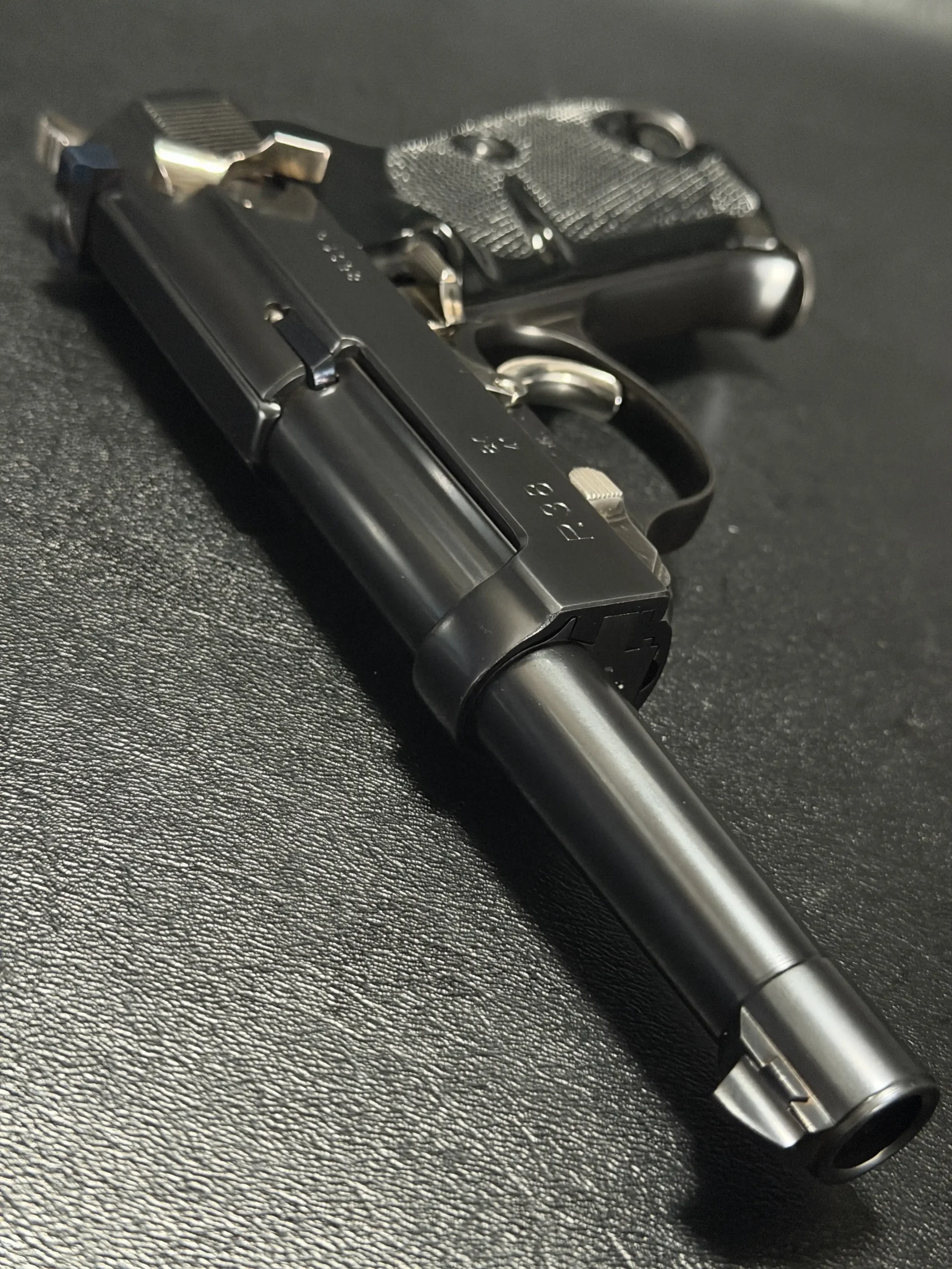 John Martz Custom P38 Muzzle And Sight Detail