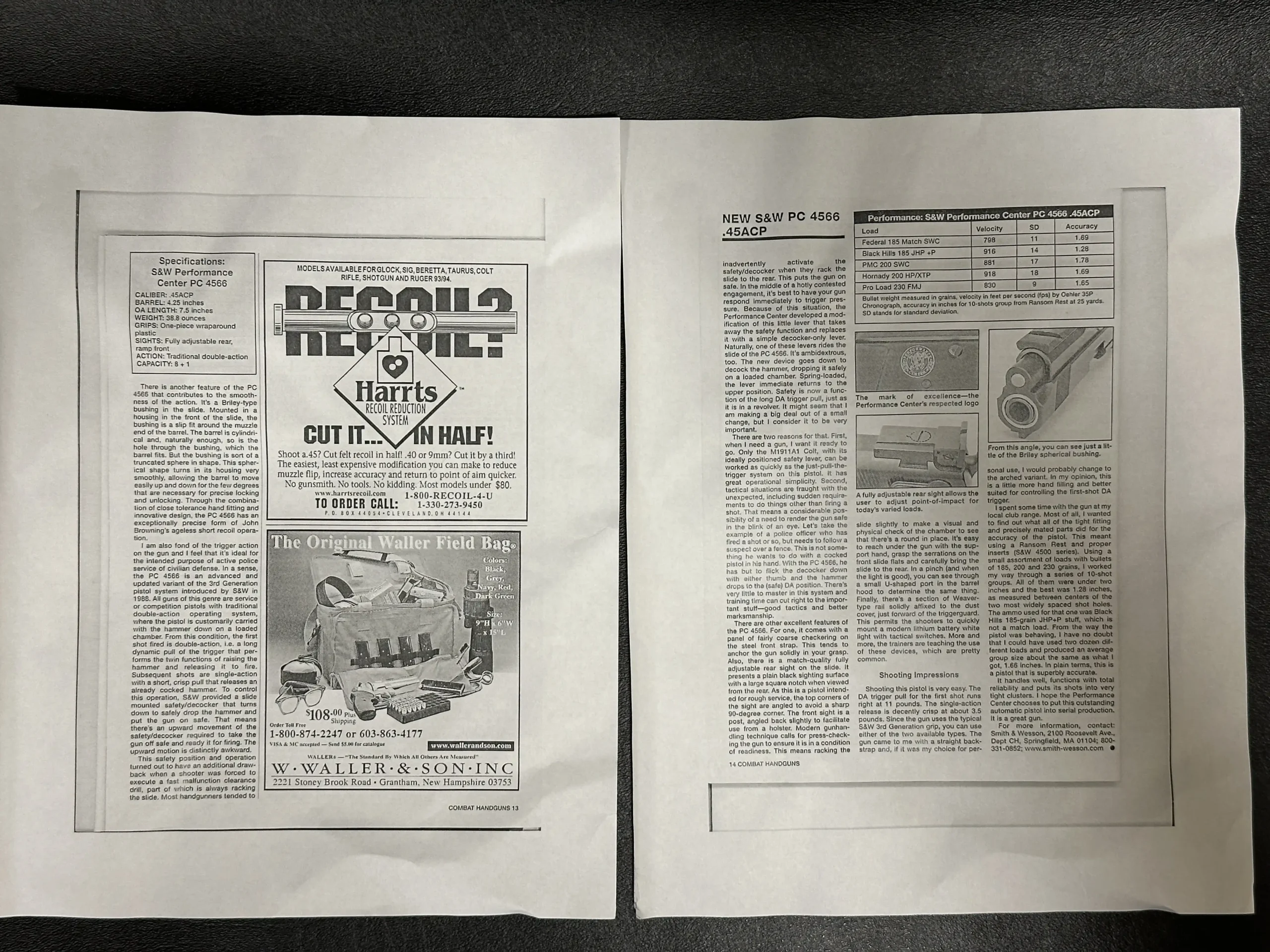 Smith Wesson 4566 PC Barrel Hood Markings Detail