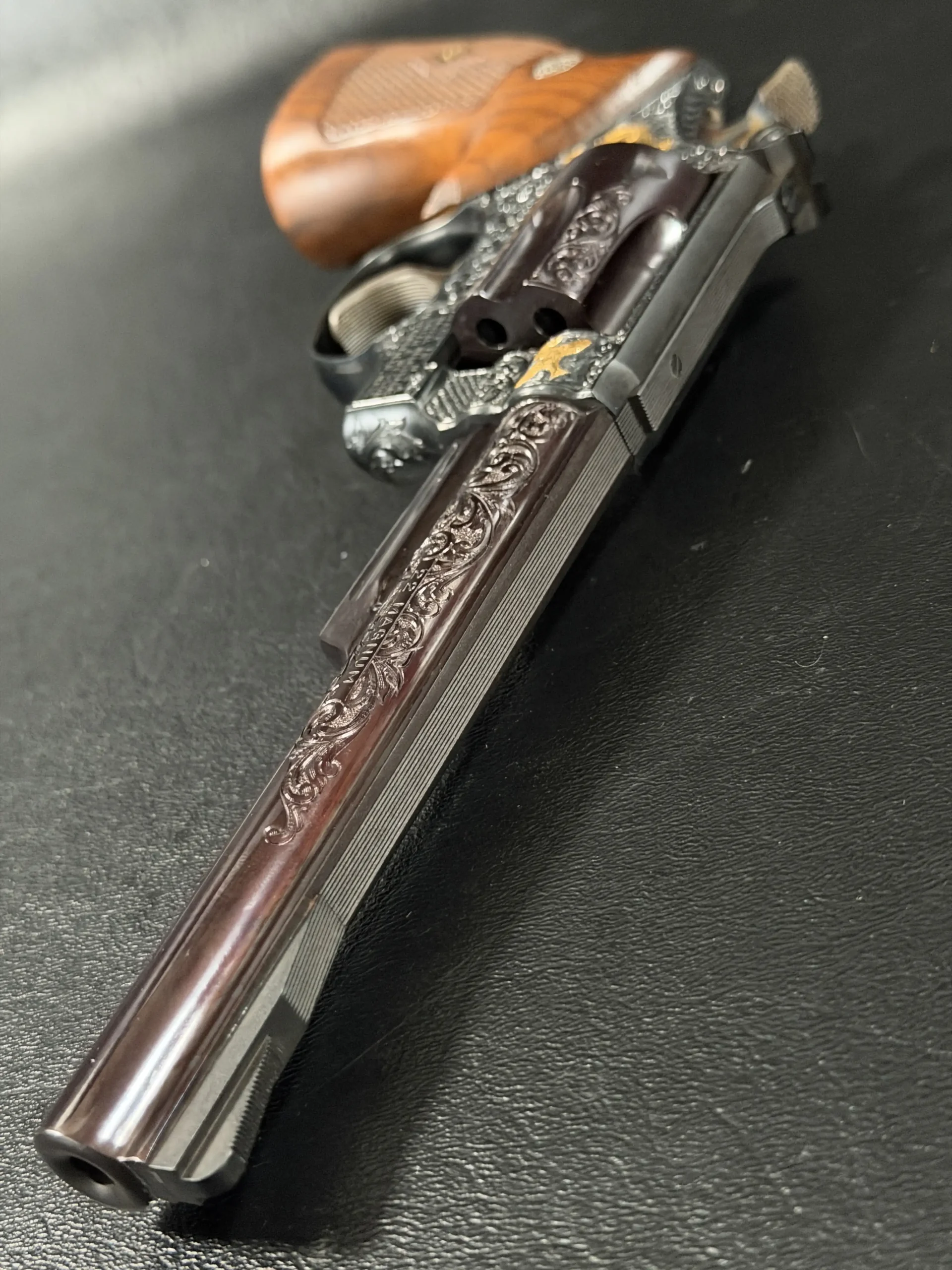 Smith Wesson 53 Engraved Revolver Classic American Handgun