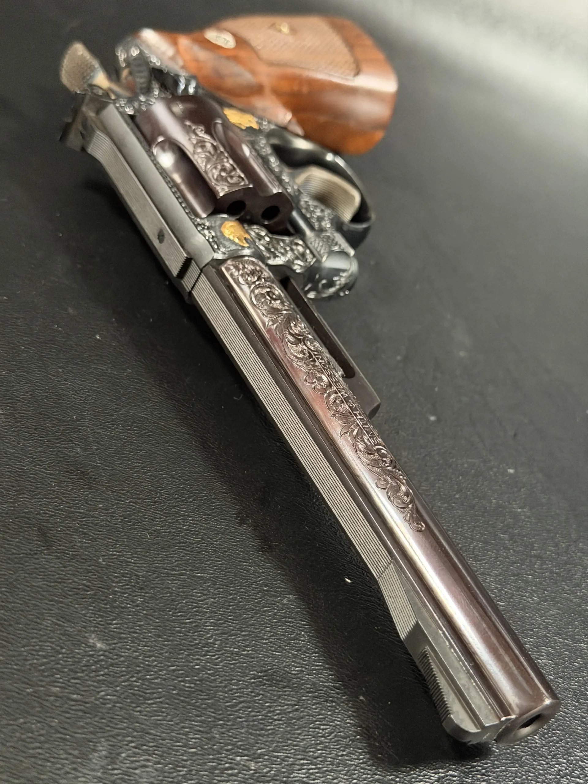 Smith Wesson 53 Engraved Revolver Target Configuration