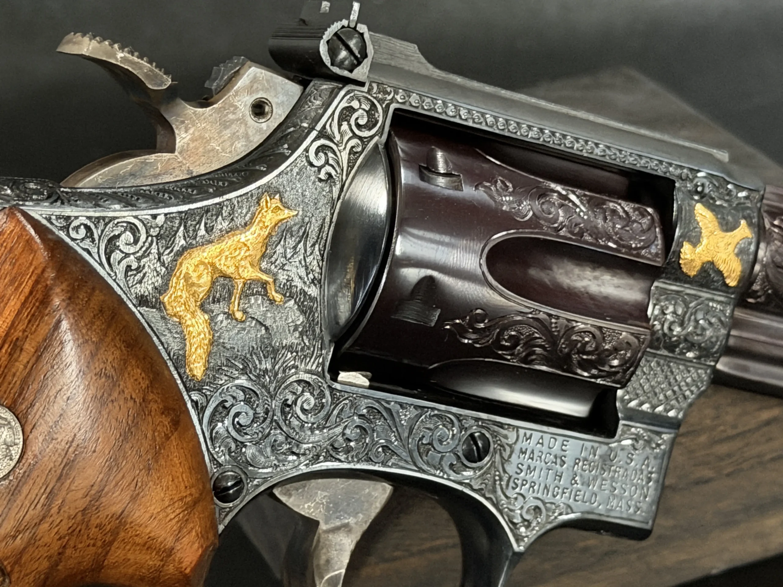 Smith Wesson Model 53 Engraved Revolver Investment Grade