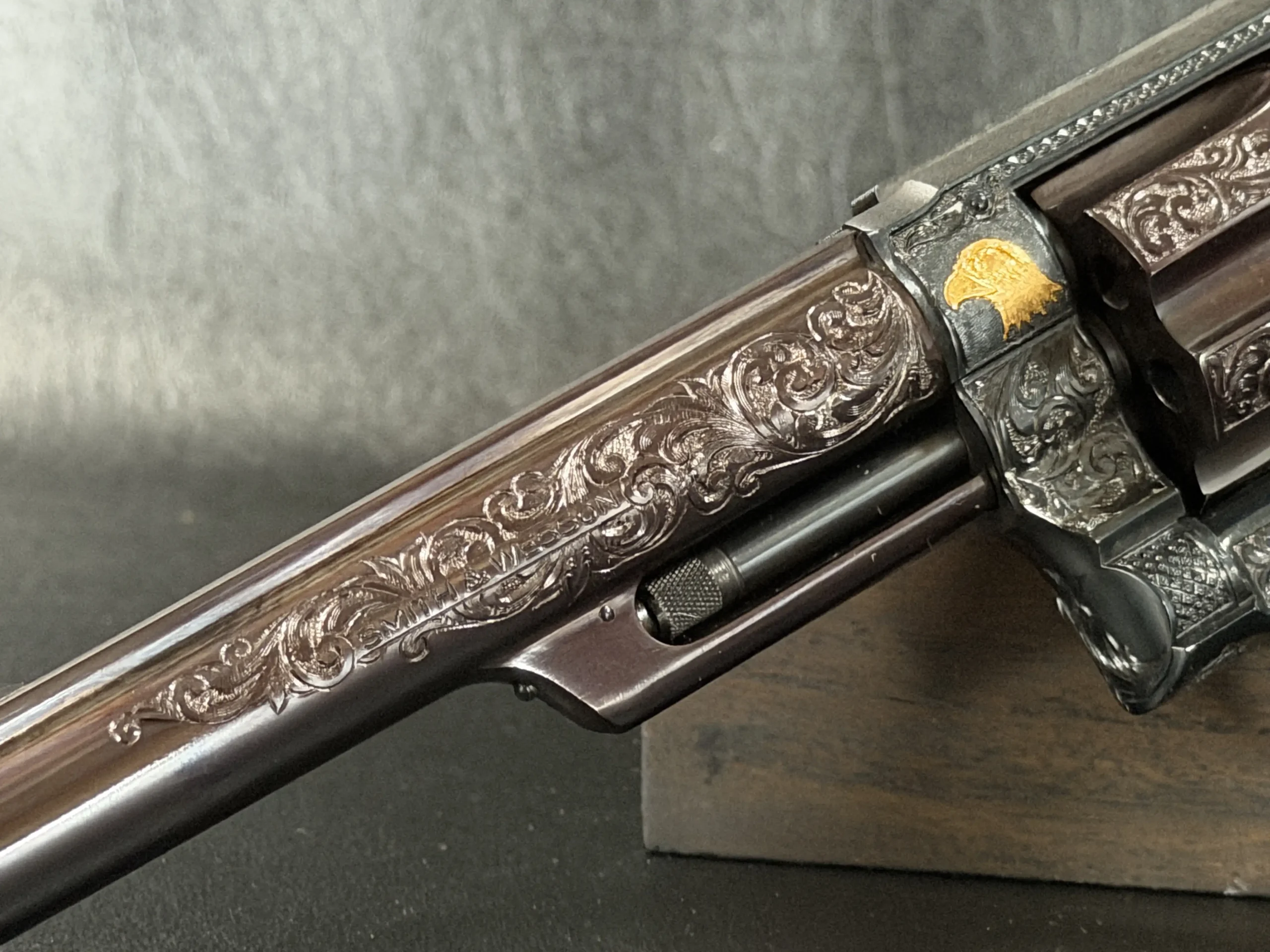 Tuscano Engraved S W Model 53 Presentation Revolver