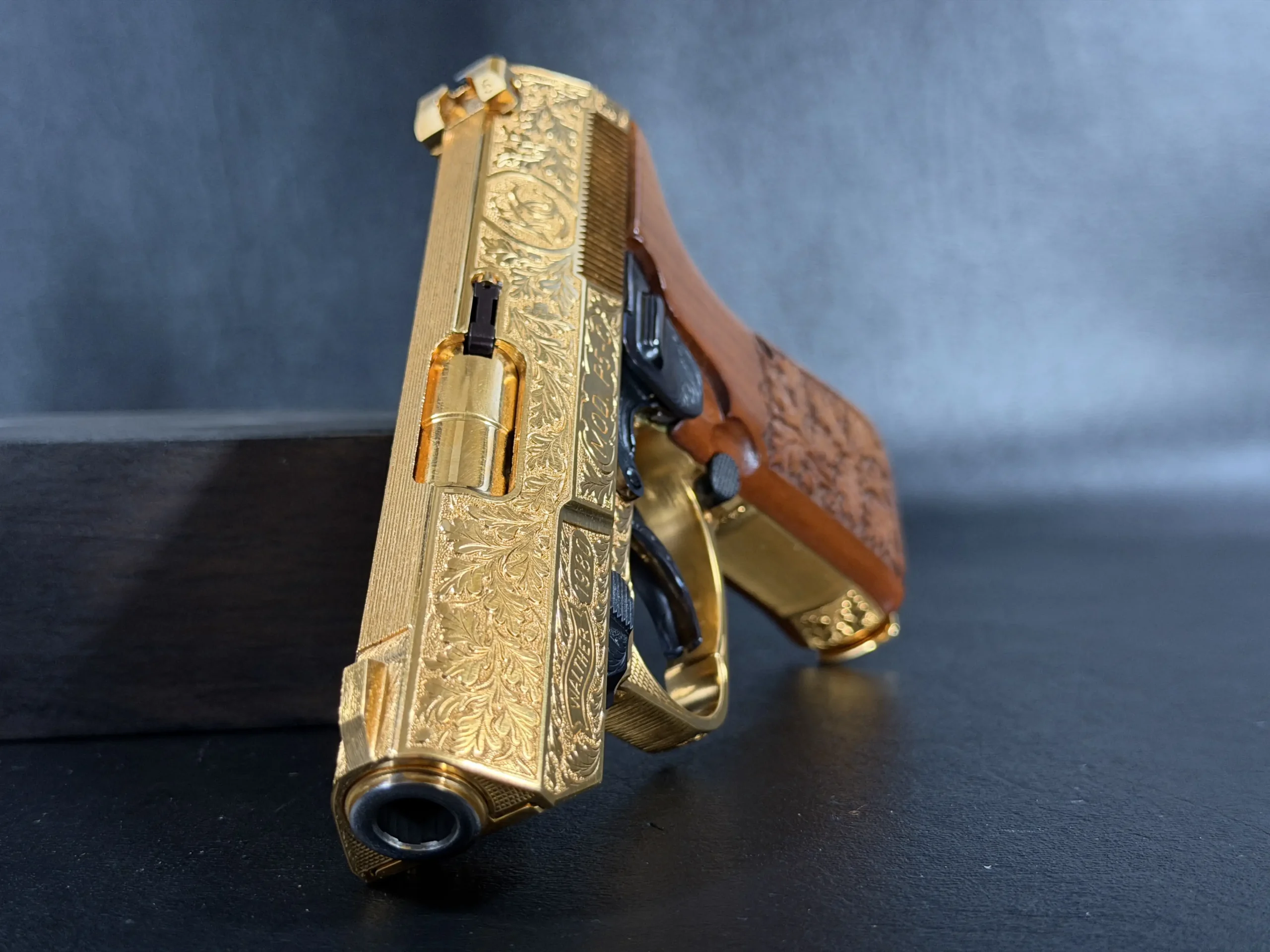 Walther P5C Gold Finish Presentation Gun