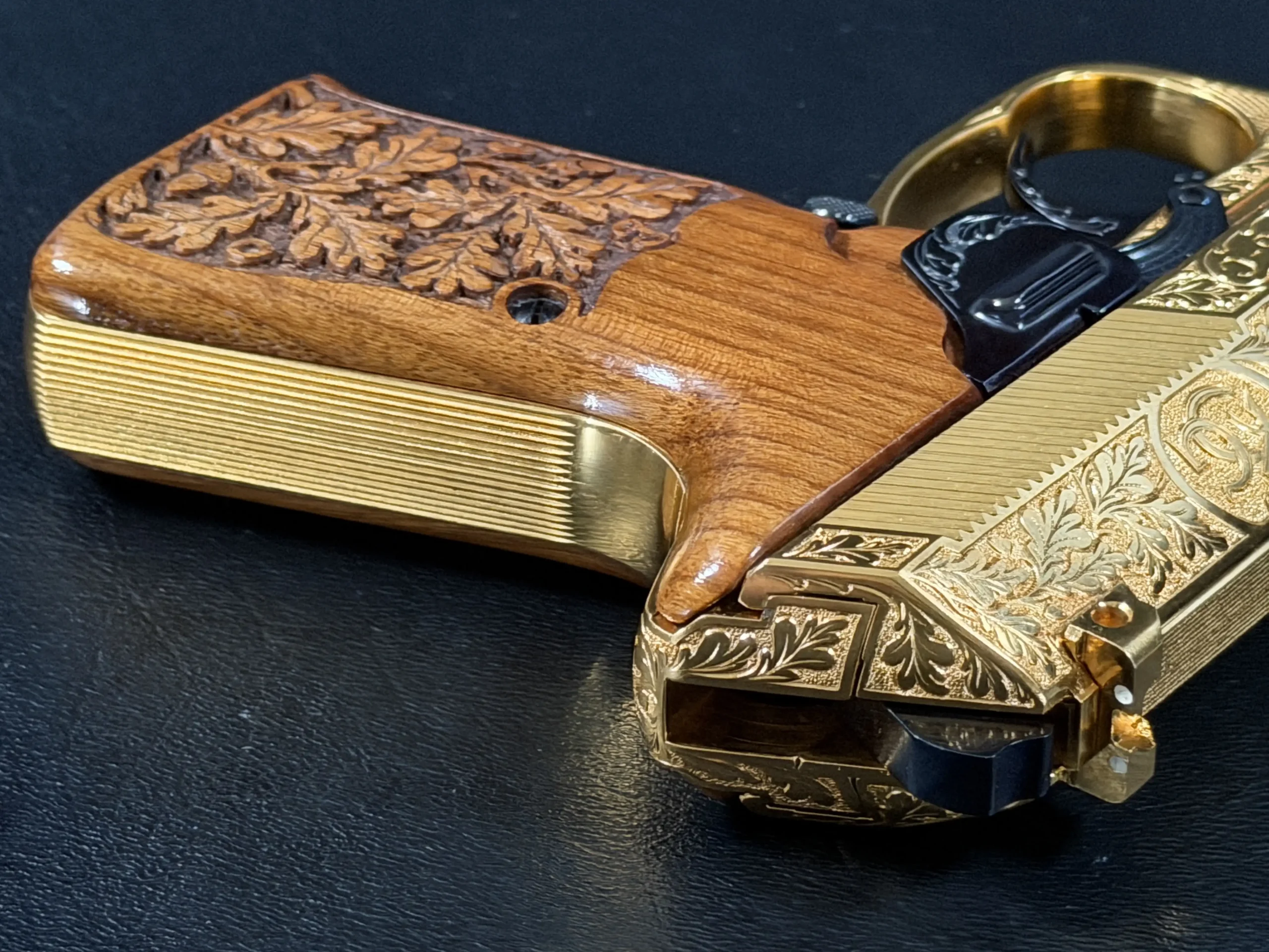 Walther P5C Gold Plated Engraved 9mm