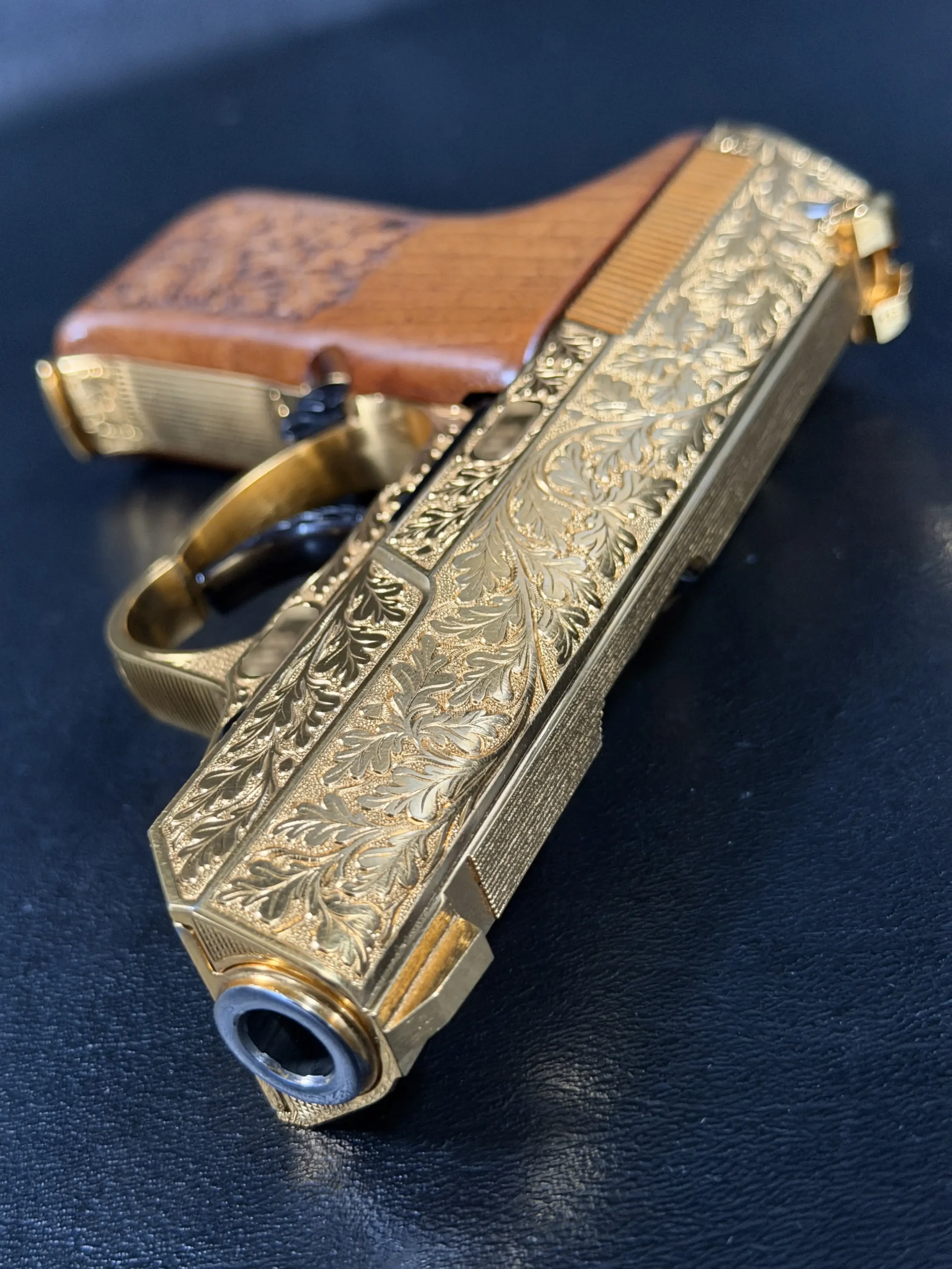 Walther P5C Gold Scrollwork Presentation