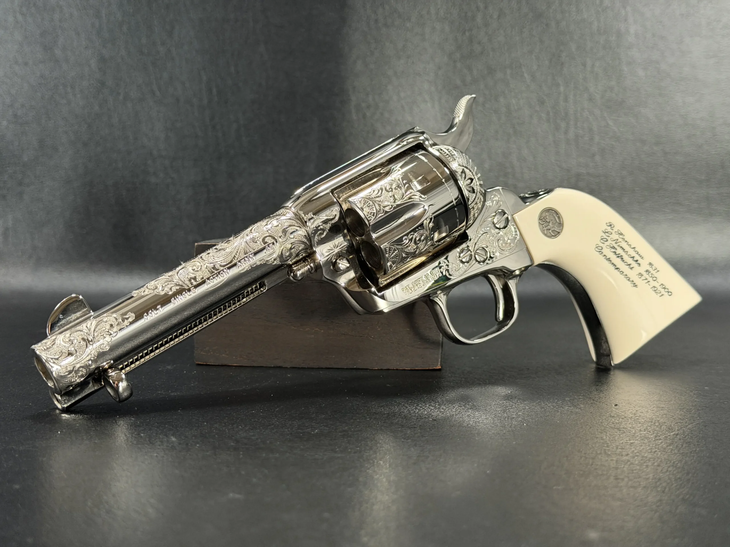 Colt Peacemaker 150th Anniversary Engraving Sampler