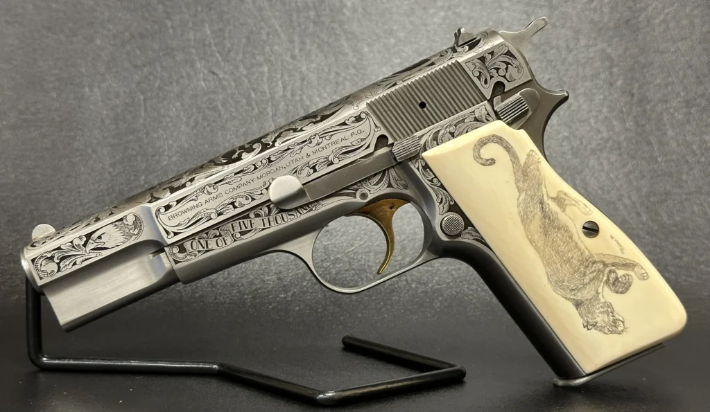 Engraved Browning Hi-Power Serial 245BC0396